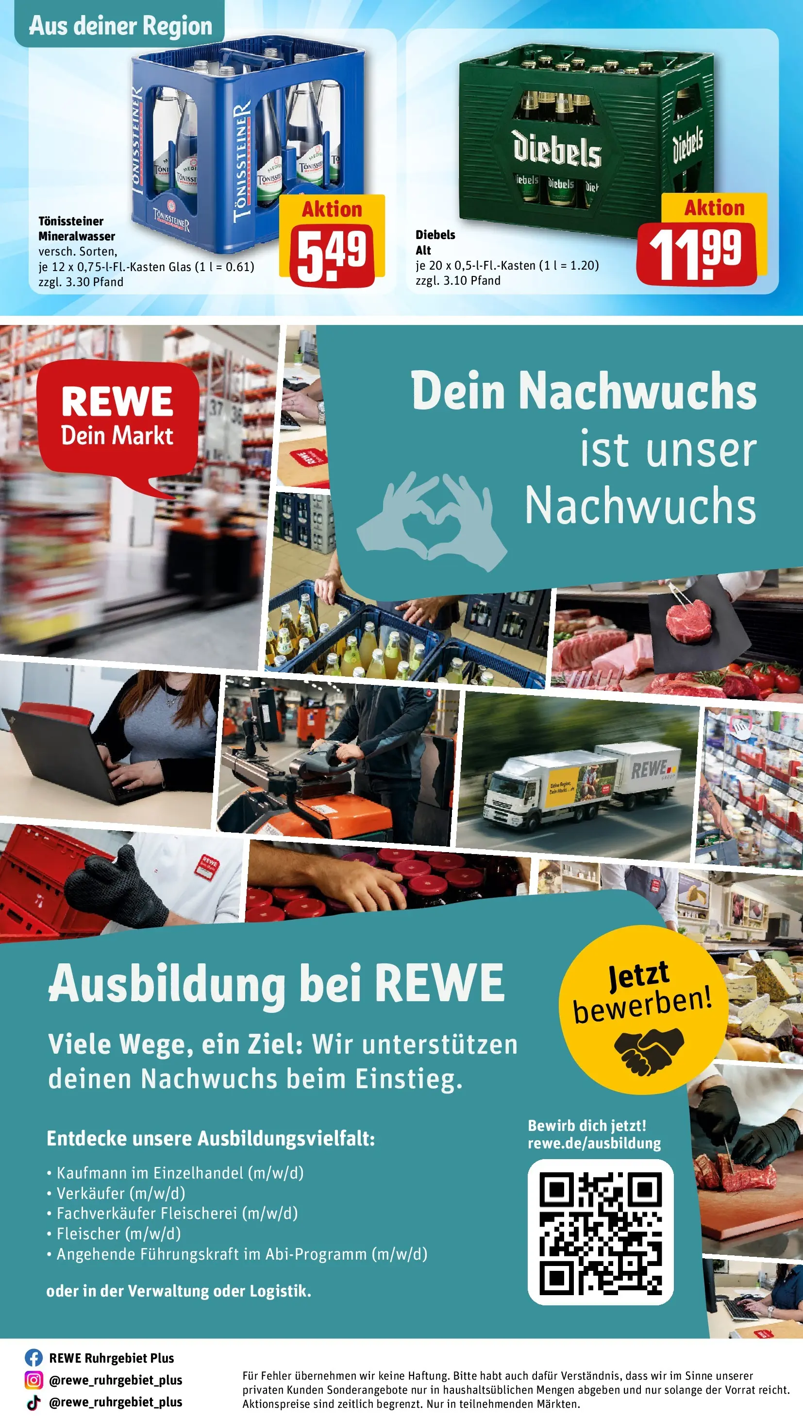 REWE Prospekt ab 14.06.2026 zum Blättern » Angebote | Seite: 29 | Produkte: Mineralwasser, Diebels