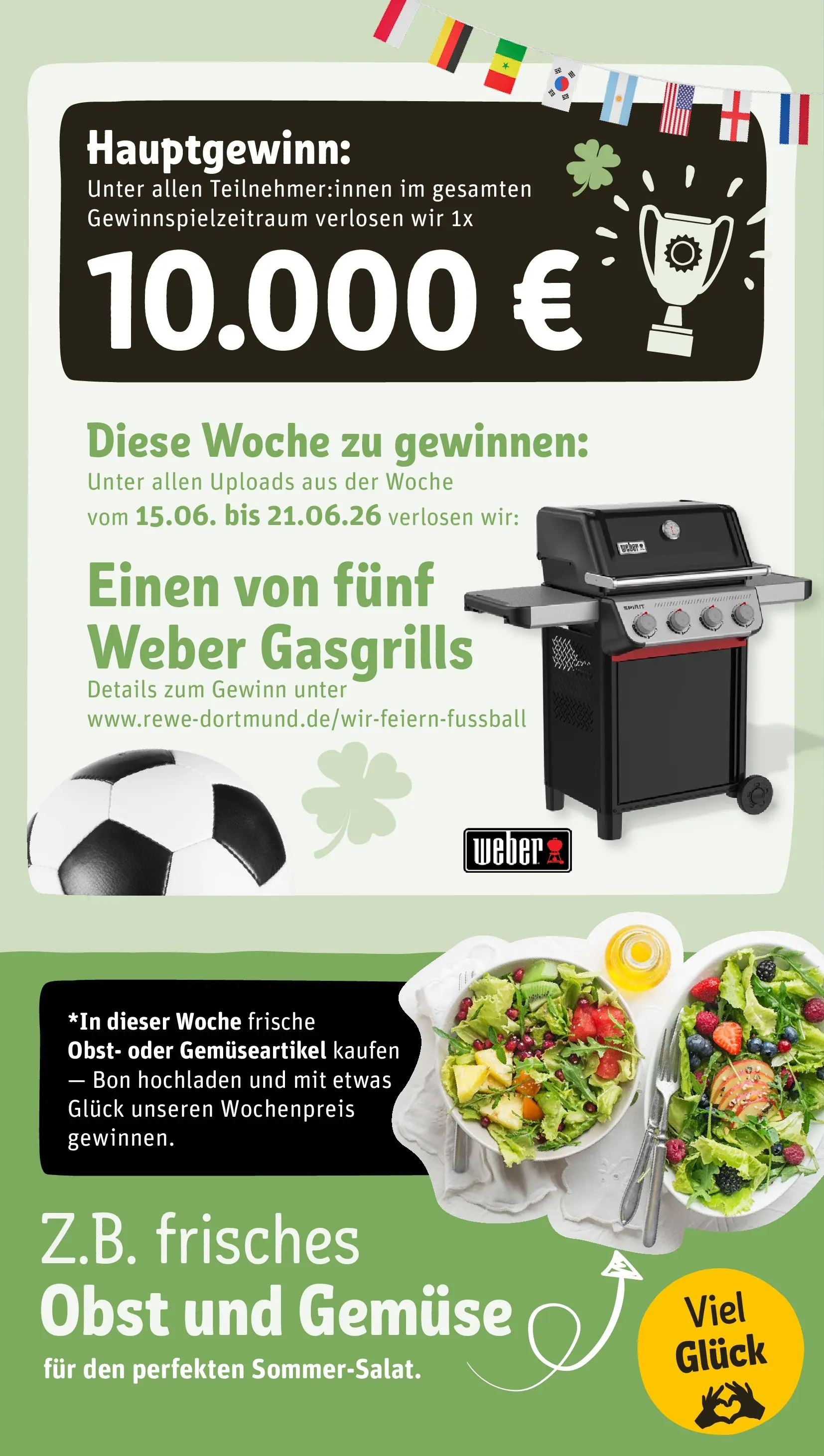 REWE Prospekt ab 14.06.2026 zum Blättern » Angebote | Seite: 32 | Produkte: Grill, Gemüse, Obst