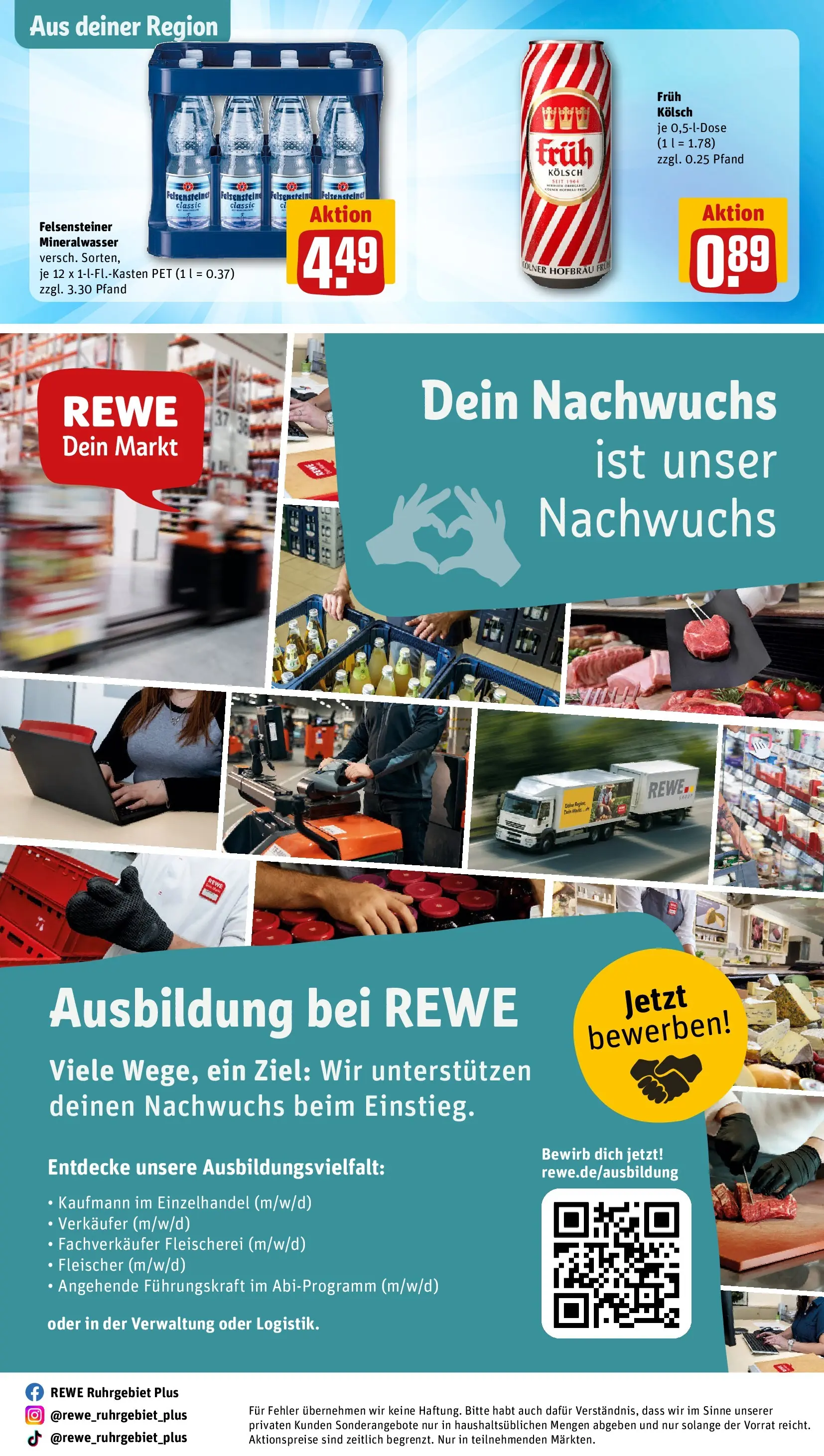 REWE Prospekt ab 14.06.2026 zum Blättern » Angebote | Seite: 29 | Produkte: Mineralwasser