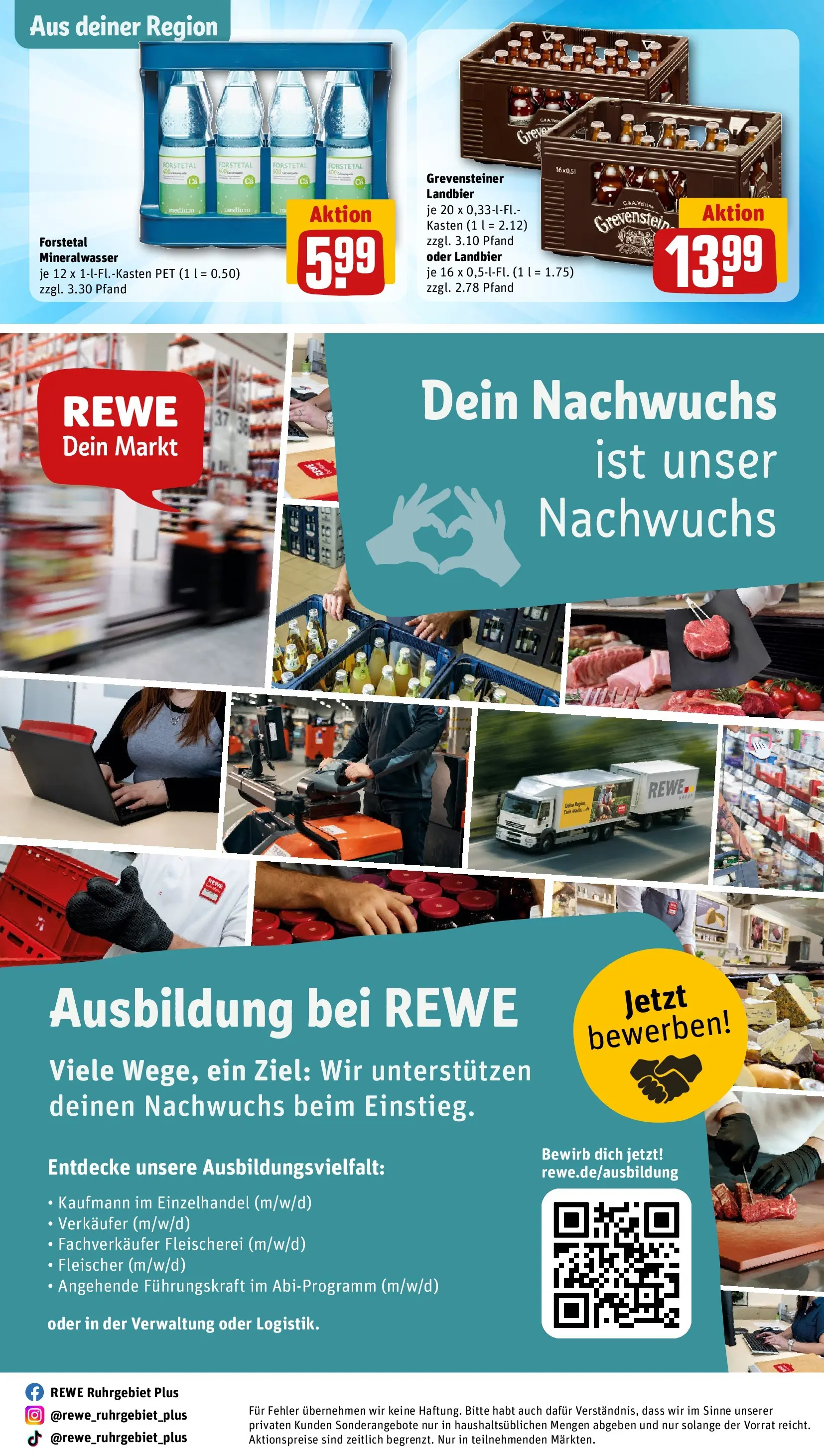 REWE Prospekt ab 14.06.2026 zum Blättern » Angebote | Seite: 30 | Produkte: Mineralwasser, Veltins