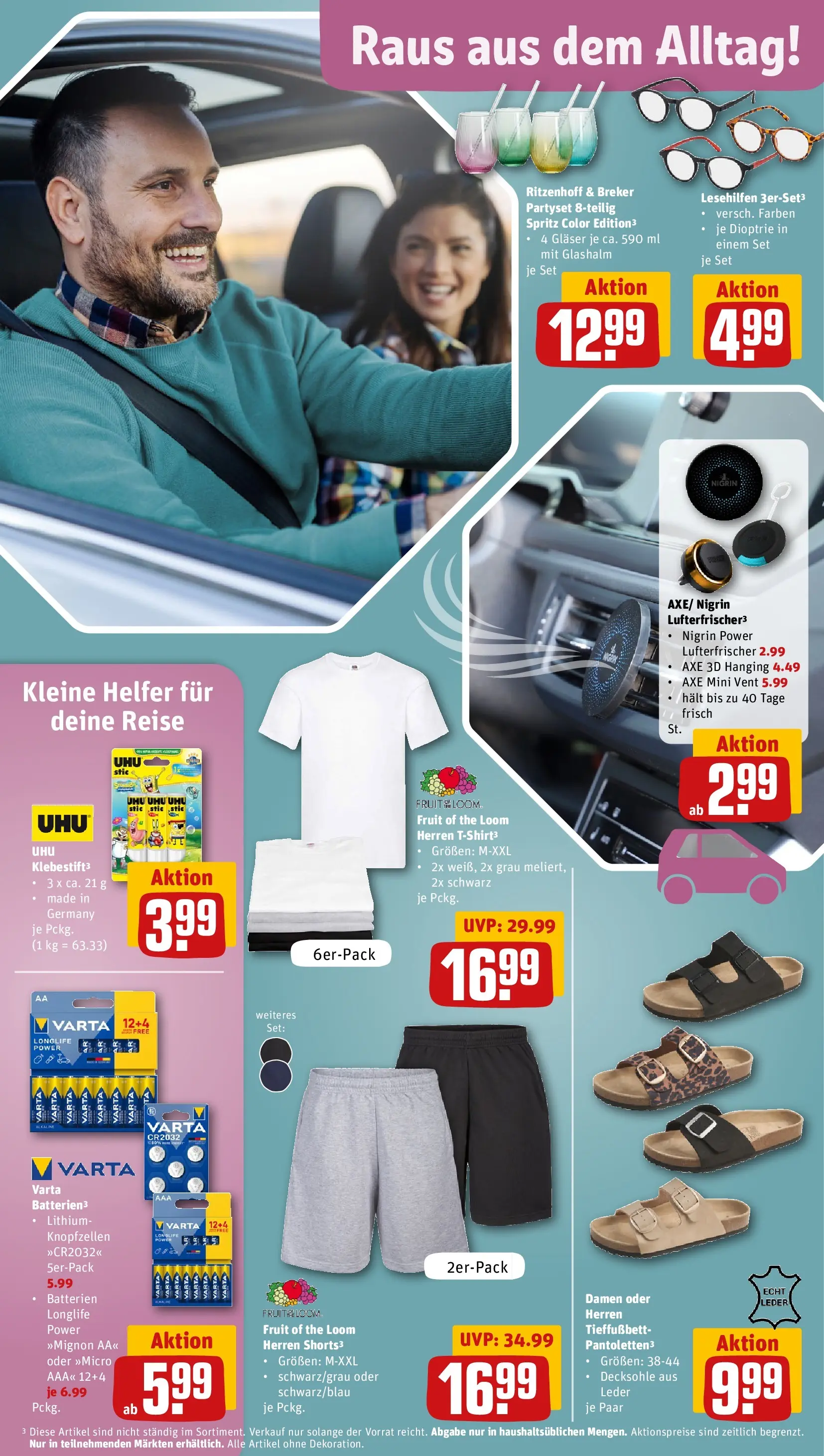REWE Prospekt ab 14.06.2026 zum Blättern » Angebote | Seite: 31 | Produkte: T-Shirt, Batterien, Axe