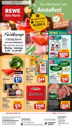 Rewe Prospekt Duisburg / Duissern ab 14.06.2026 gültig Rewe Prospekt Duisburg / Duissern ab 14.06.2026 gültig