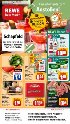 Rewe Prospekt Rees ab 14.06.2026 gültig