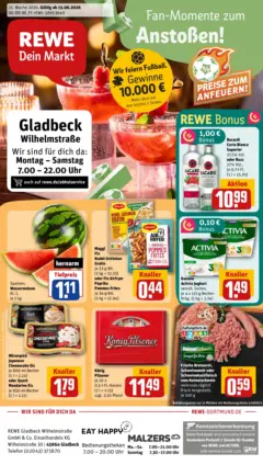 Rewe Prospekt Gladbeck ab 14.06.2026 gültig Rewe Prospekt Gladbeck ab 14.06.2026 gültig