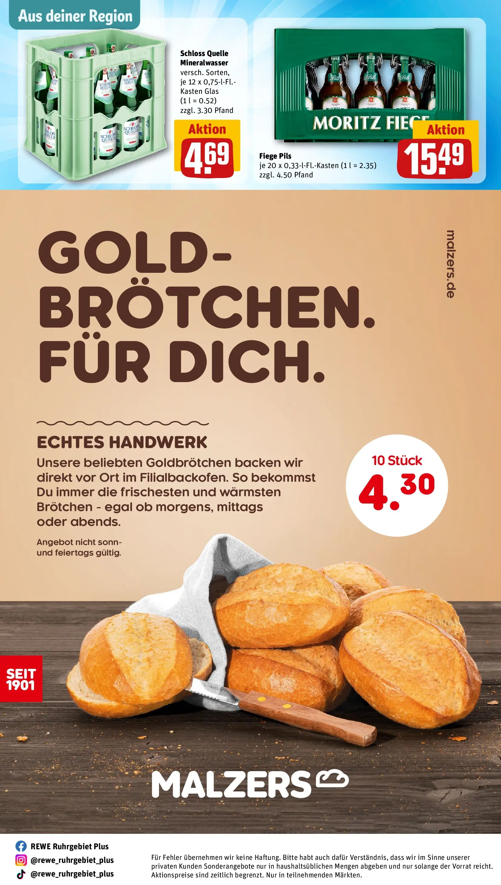 REWE Prospekt ab 14.06.2026 zum Blättern » Angebote | Seite: 29 | Produkte: Pils, Mineralwasser