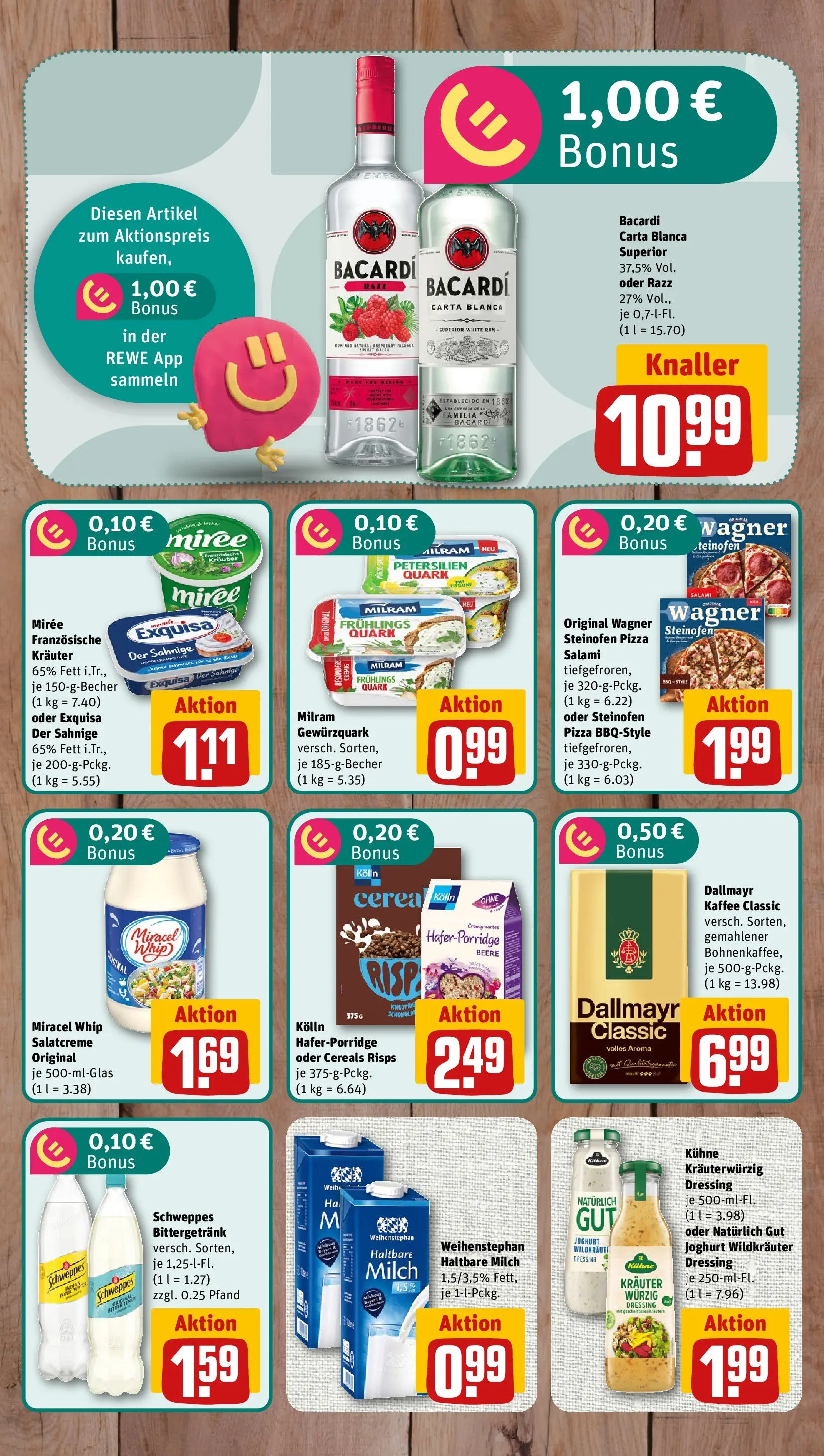 REWE Prospekt ab 14.06.2026 zum Blättern » Angebote | Seite: 6 | Produkte: Kaffee, Haltbare milch, Dressing, Schweppes