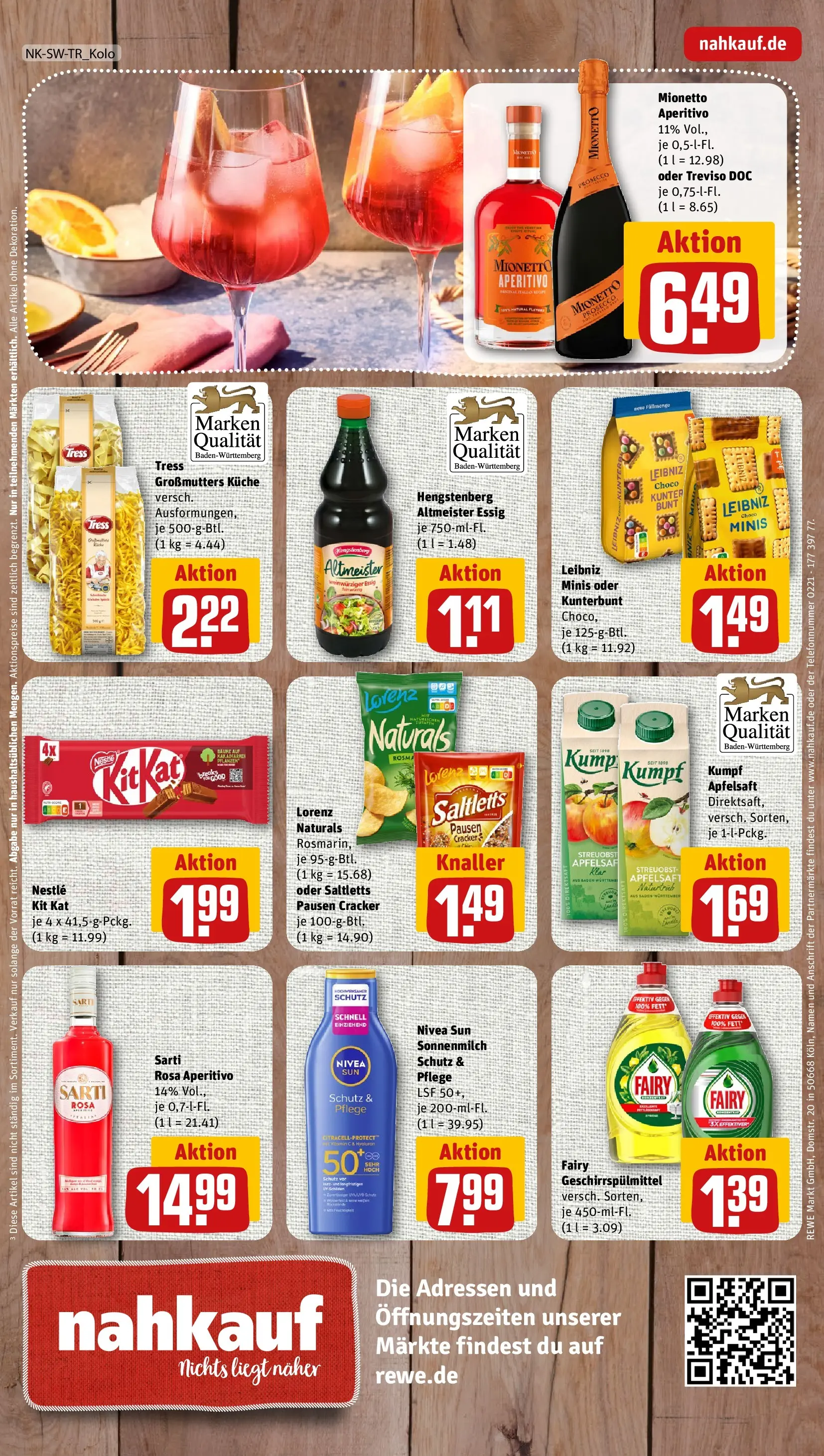 REWE Prospekt ab 14.06.2026 zum Blättern » Angebote | Seite: 8 | Produkte: Essig, Küche, Apple, Prosecco