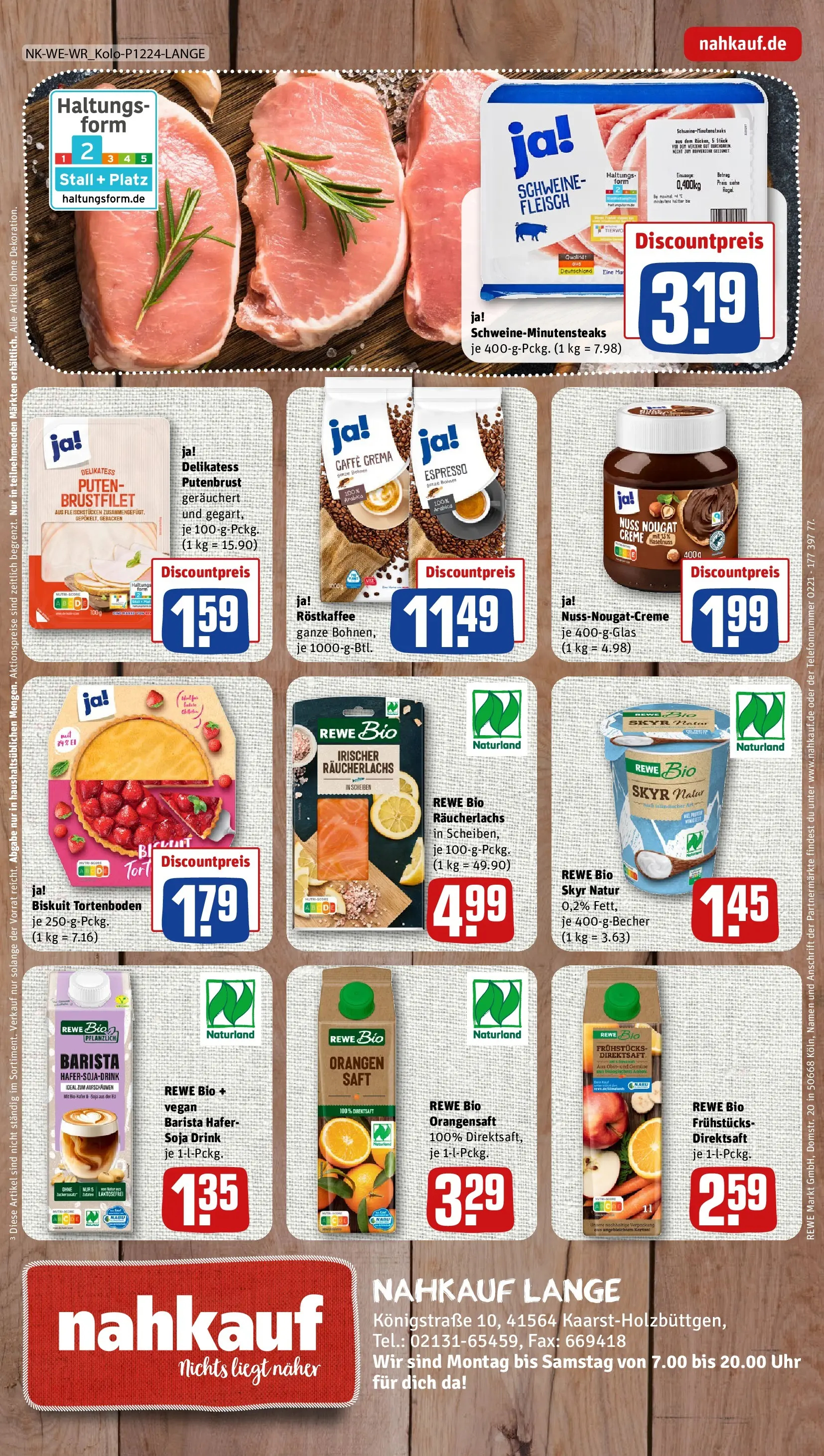 REWE Prospekt ab 14.06.2026 zum Blättern » Angebote | Seite: 8 | Produkte: Orangen, Orangensaft, Räucherlachs, Saft