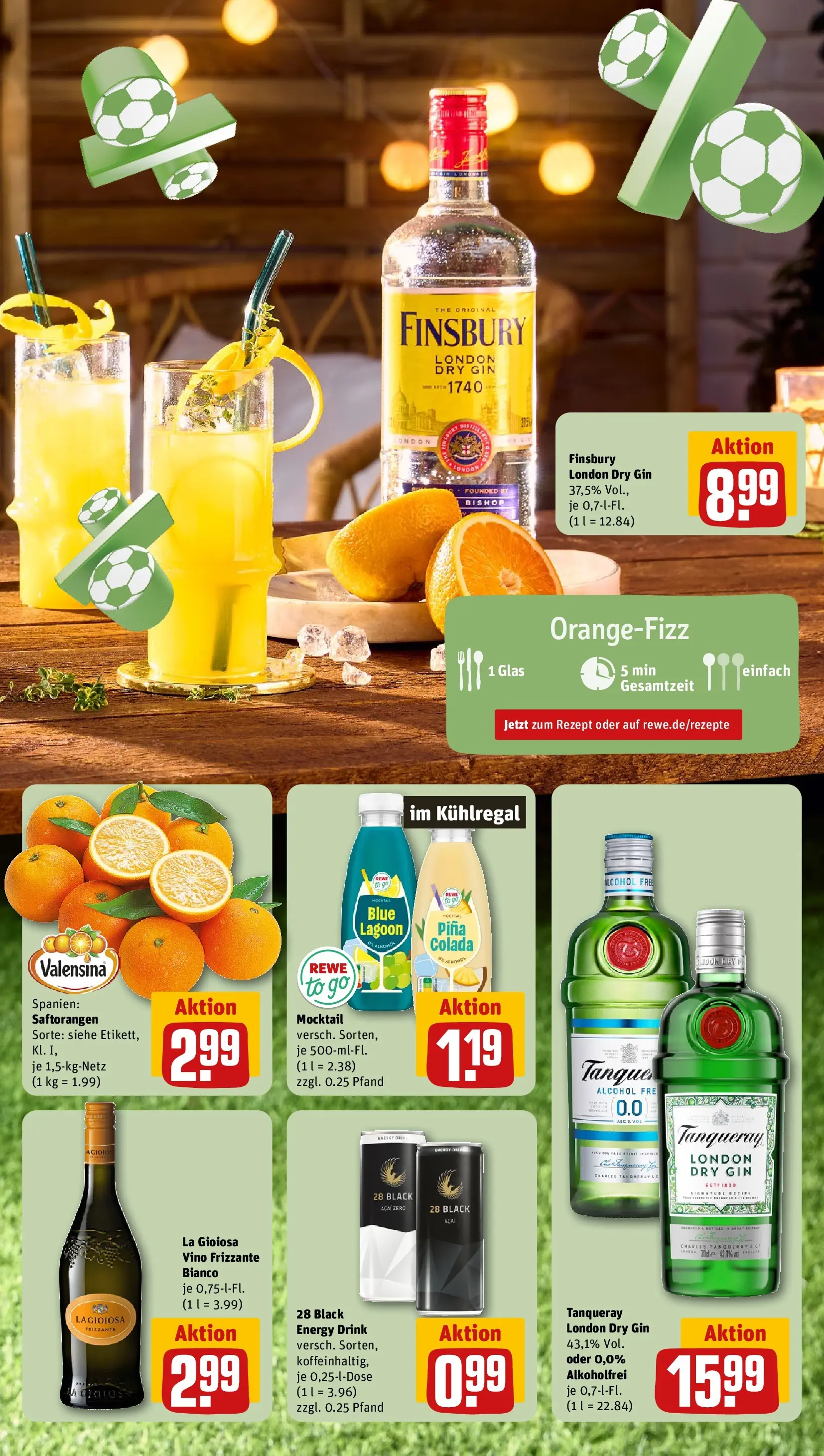 REWE Prospekt ab 14.06.2026 zum Blättern » Angebote | Seite: 5 | Produkte: Energy, Valensina, Gin