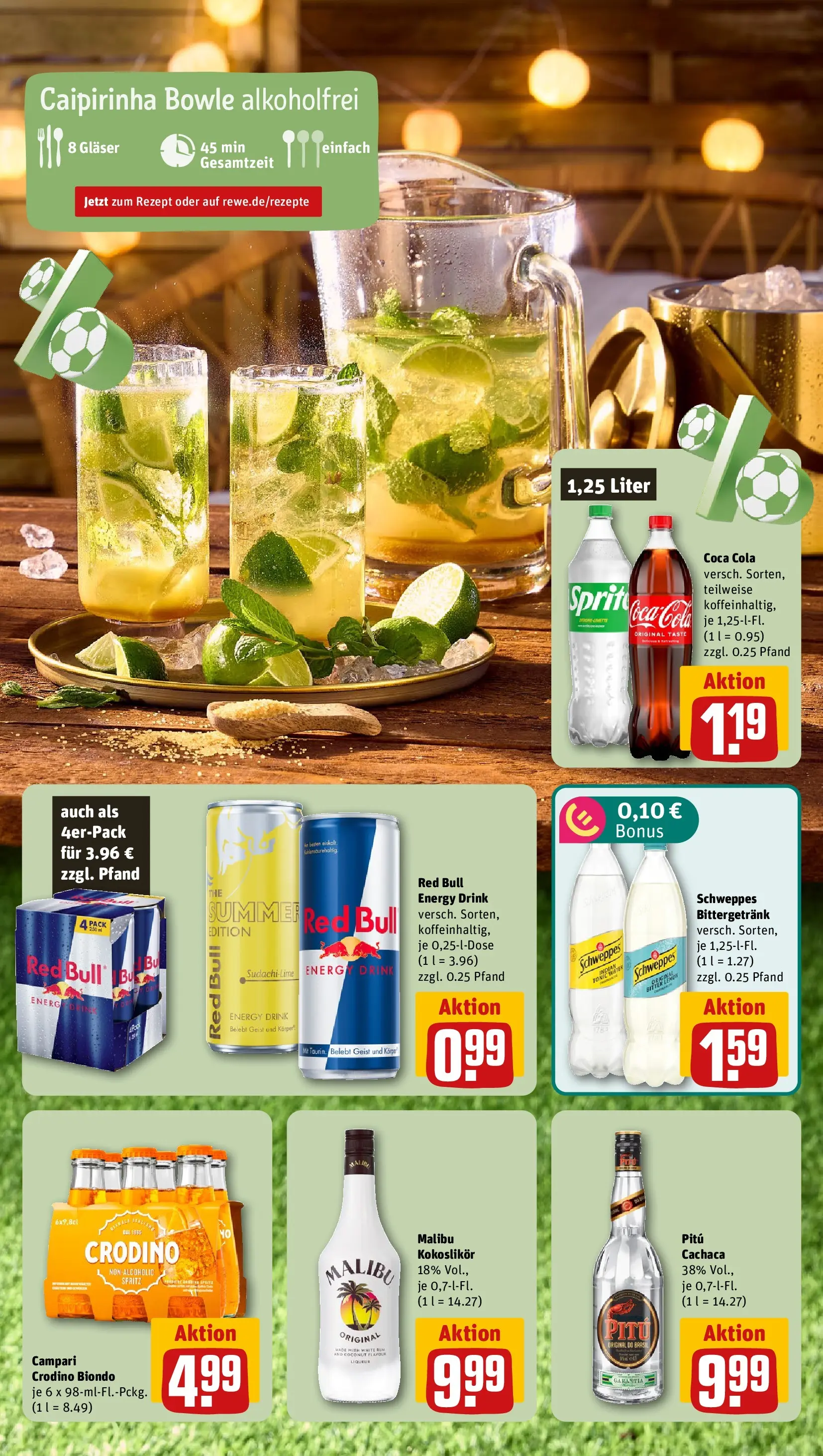 REWE Prospekt ab 14.06.2026 zum Blättern » Angebote | Seite: 7 | Produkte: Mixer, Red bull, Cola, Campari