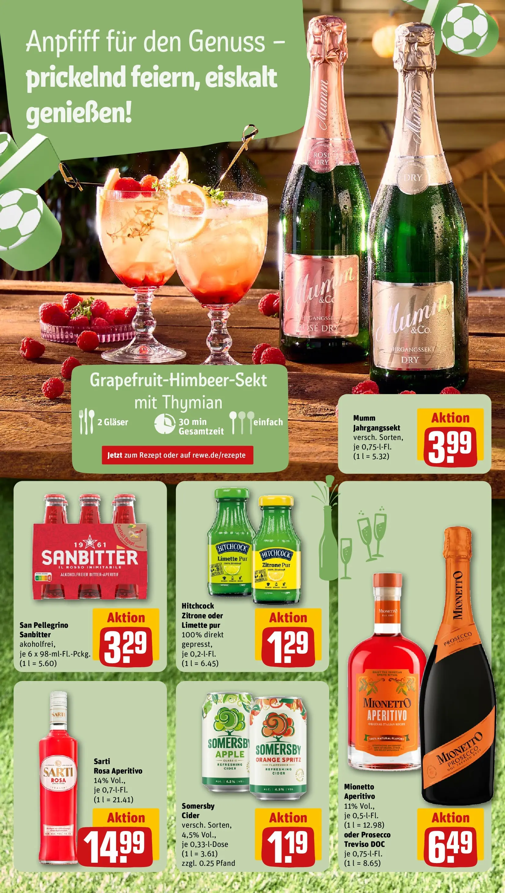 REWE Prospekt ab 14.06.2026 zum Blättern » Angebote | Seite: 8 | Produkte: Apple, Prosecco, Zitrone, Limette