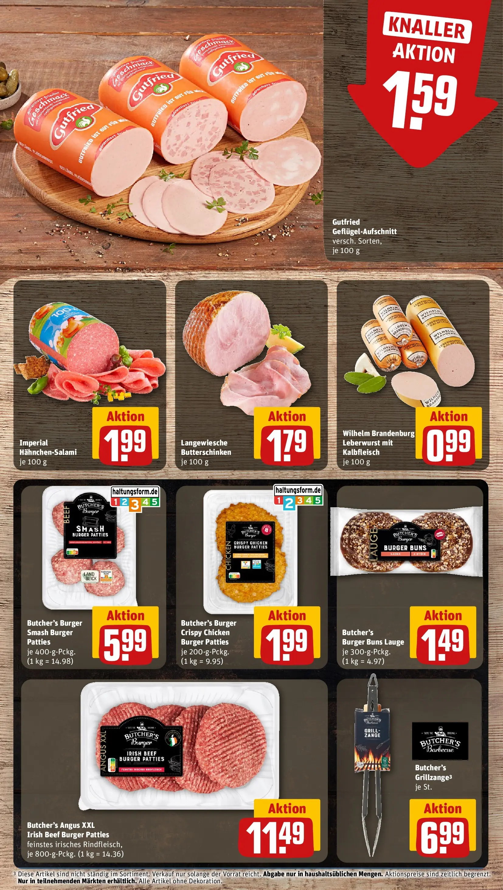 REWE Prospekt ab 14.06.2026 zum Blättern » Angebote | Seite: 12 | Produkte: Grill, Butter, Burger, Salami