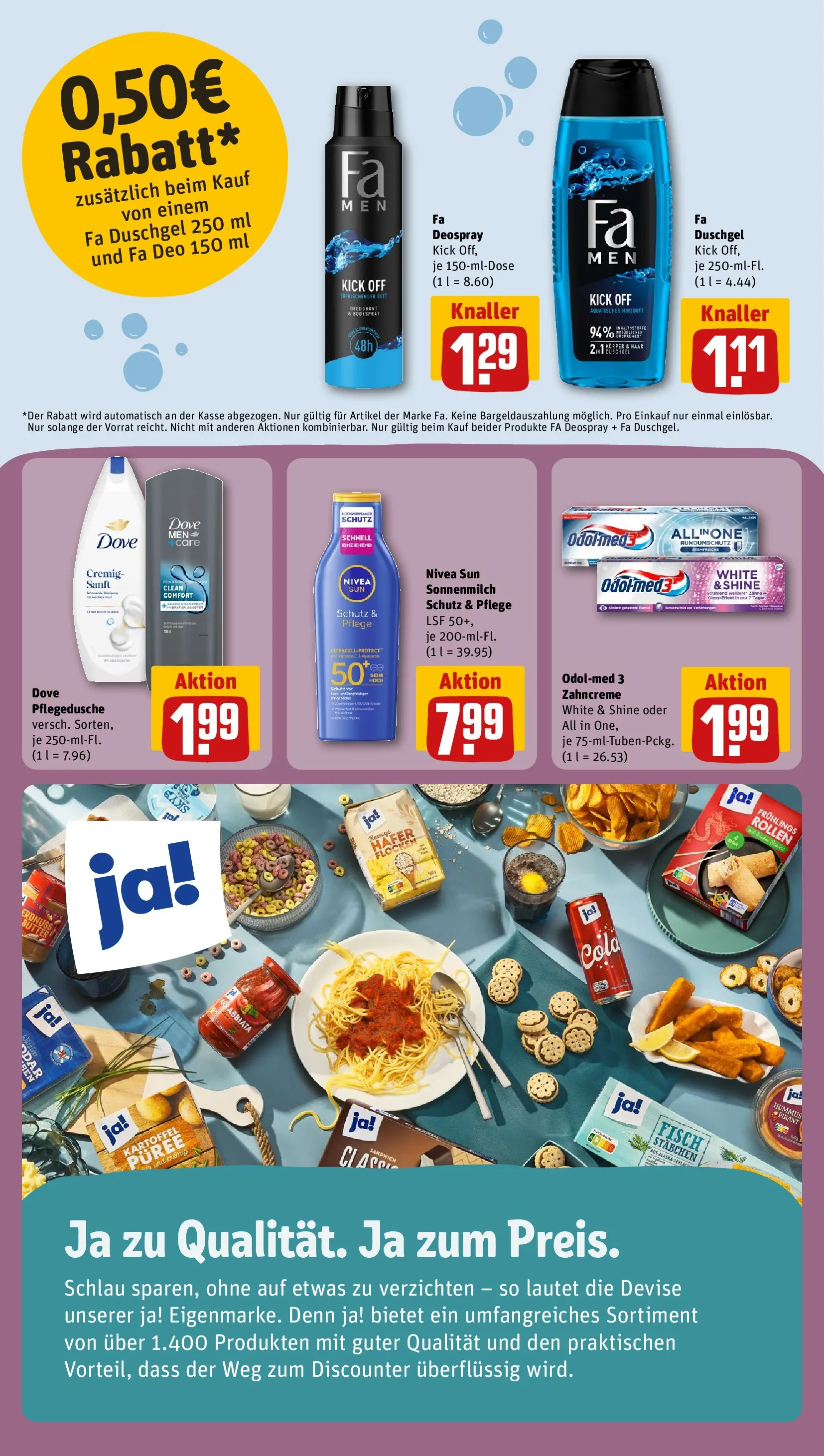 REWE Prospekt ab 14.06.2026 zum Blättern » Angebote | Seite: 17 | Produkte: Deodorant, Shower Gel, Deospray, Flocken