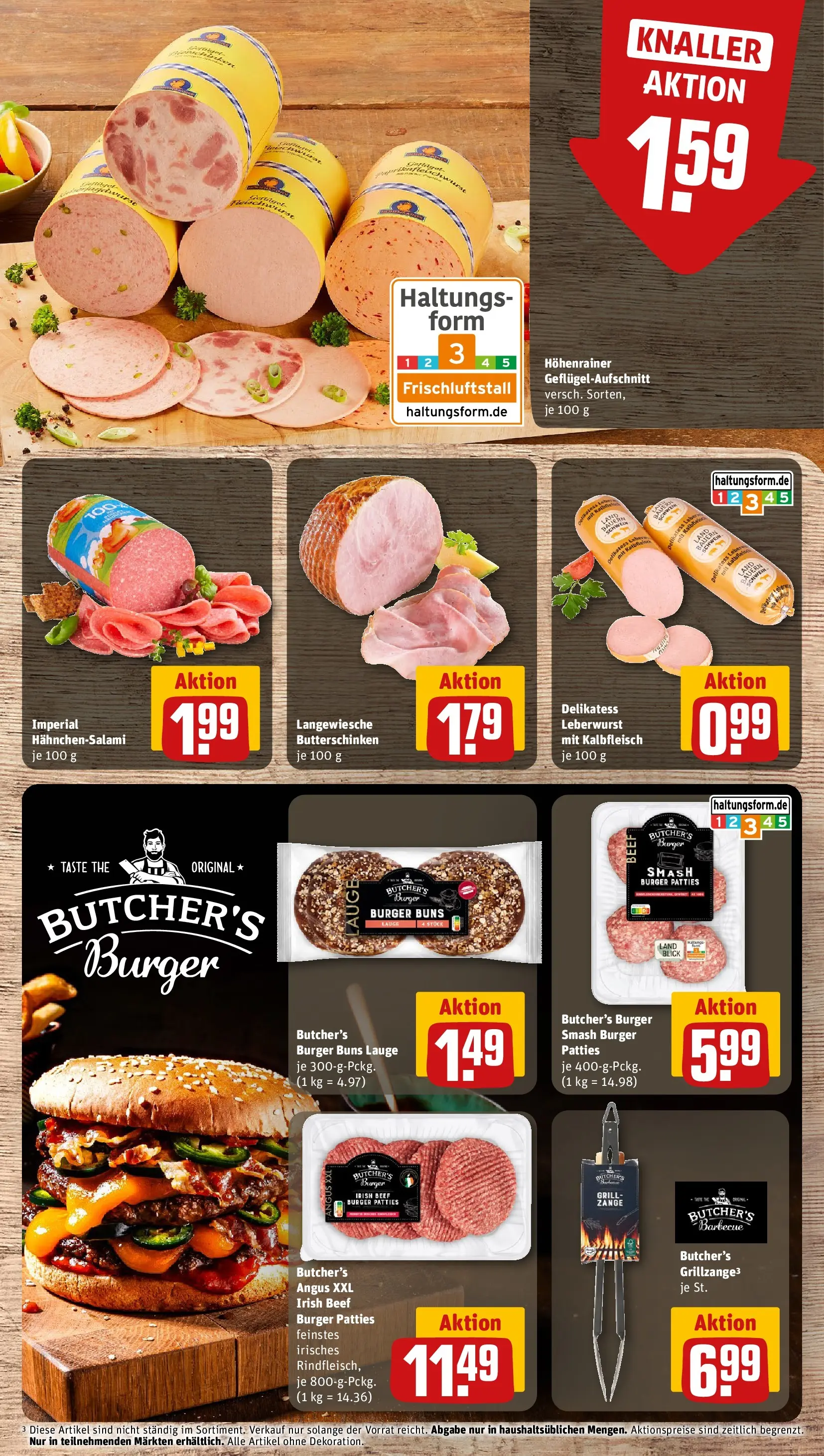 REWE Prospekt ab 14.06.2026 zum Blättern » Angebote | Seite: 12 | Produkte: Grill, Butter, Burger, Salami