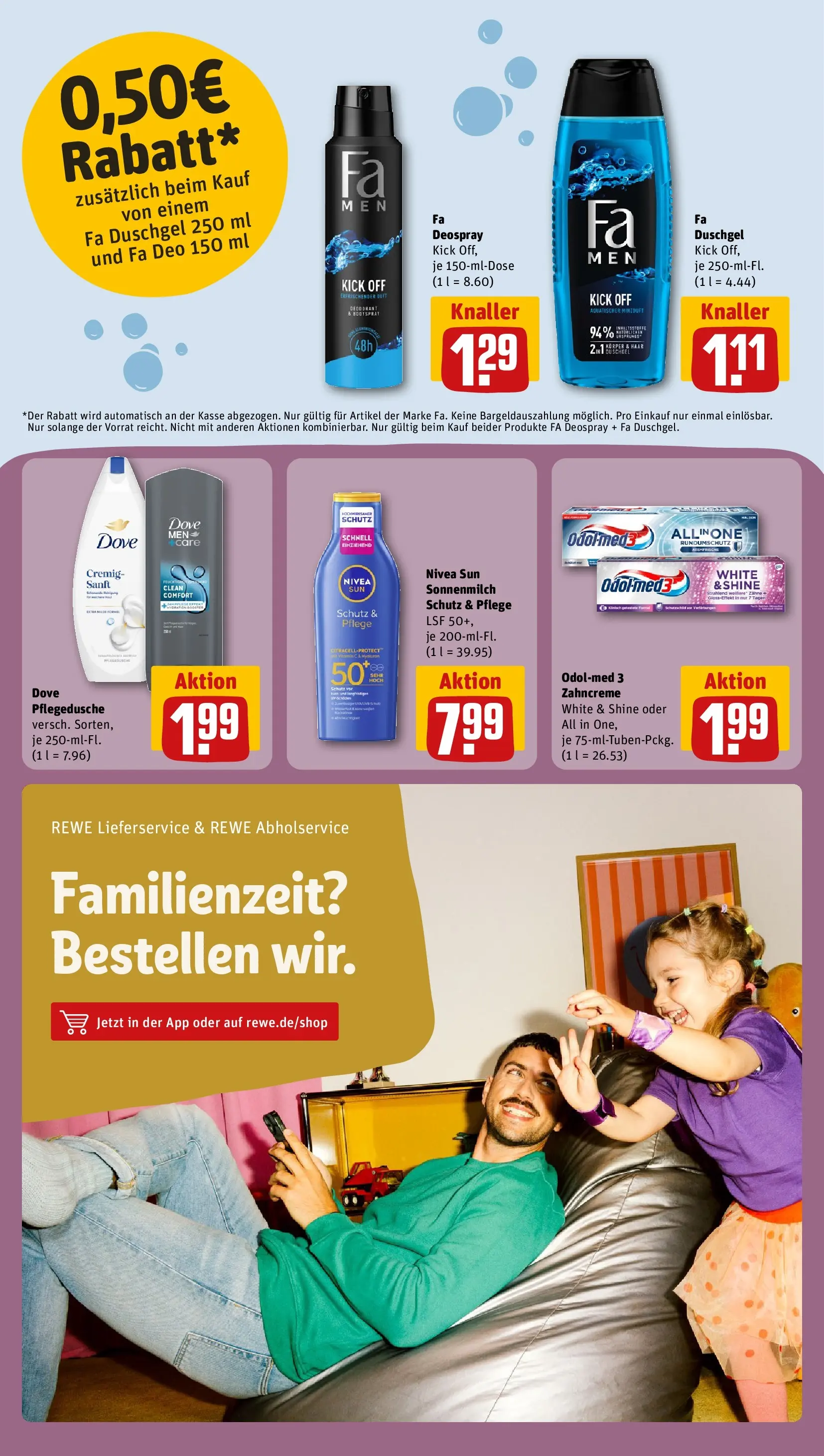 REWE Prospekt ab 14.06.2026 zum Blättern » Angebote | Seite: 17 | Produkte: Fa duschgel, Duft, Shower Gel, Deospray