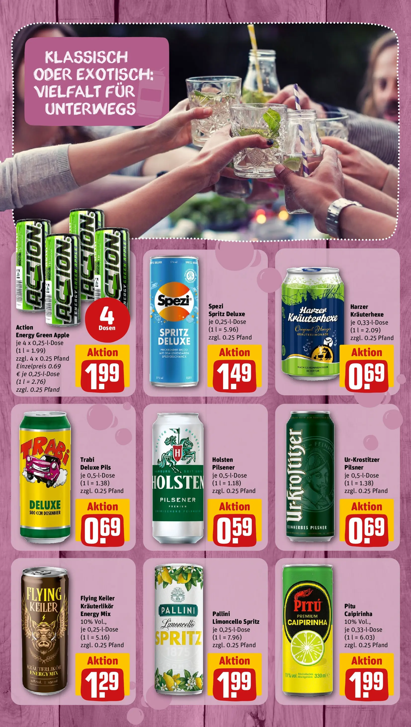 REWE Prospekt ab 14.06.2026 zum Blättern » Angebote | Seite: 10 | Produkte: Energy, Pils, Holsten, Dosenbier
