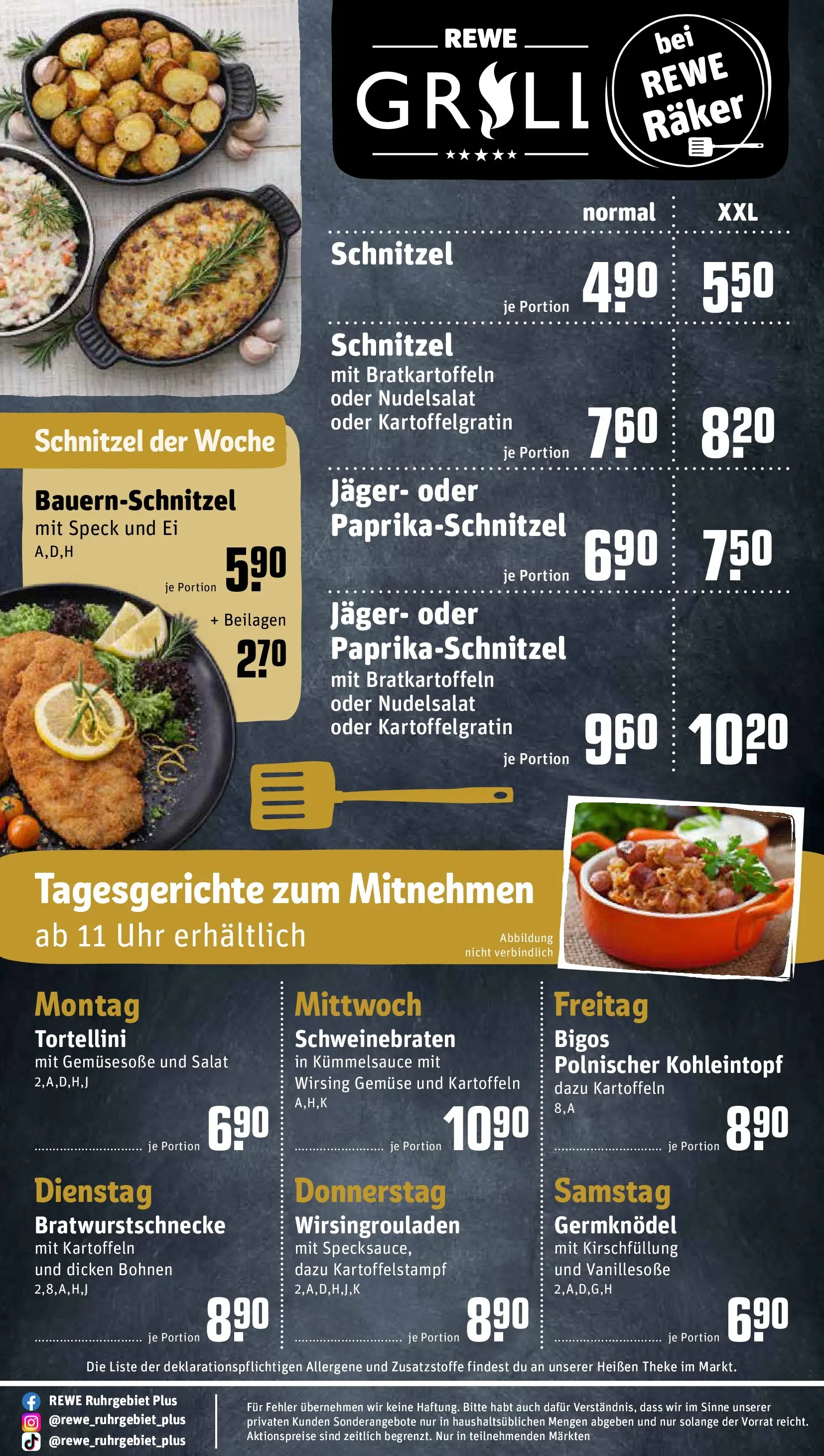 REWE Prospekt ab 14.06.2026 zum Blättern » Angebote | Seite: 30 | Produkte: Kartoffeln, Gemüse, Salat, Uhr