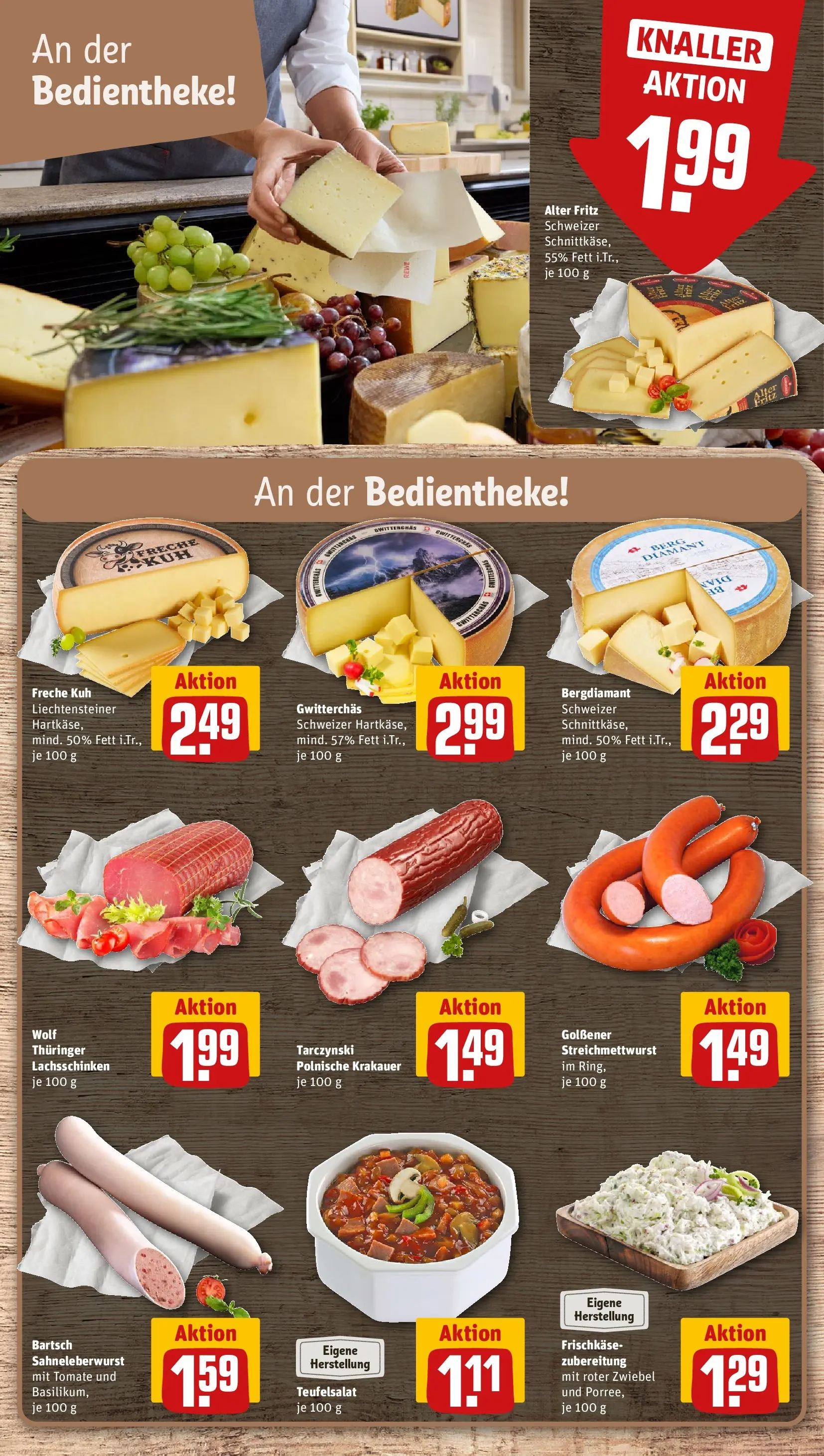 REWE Prospekt ab 14.06.2026 zum Blättern » Angebote | Seite: 14 | Produkte: Frischkase