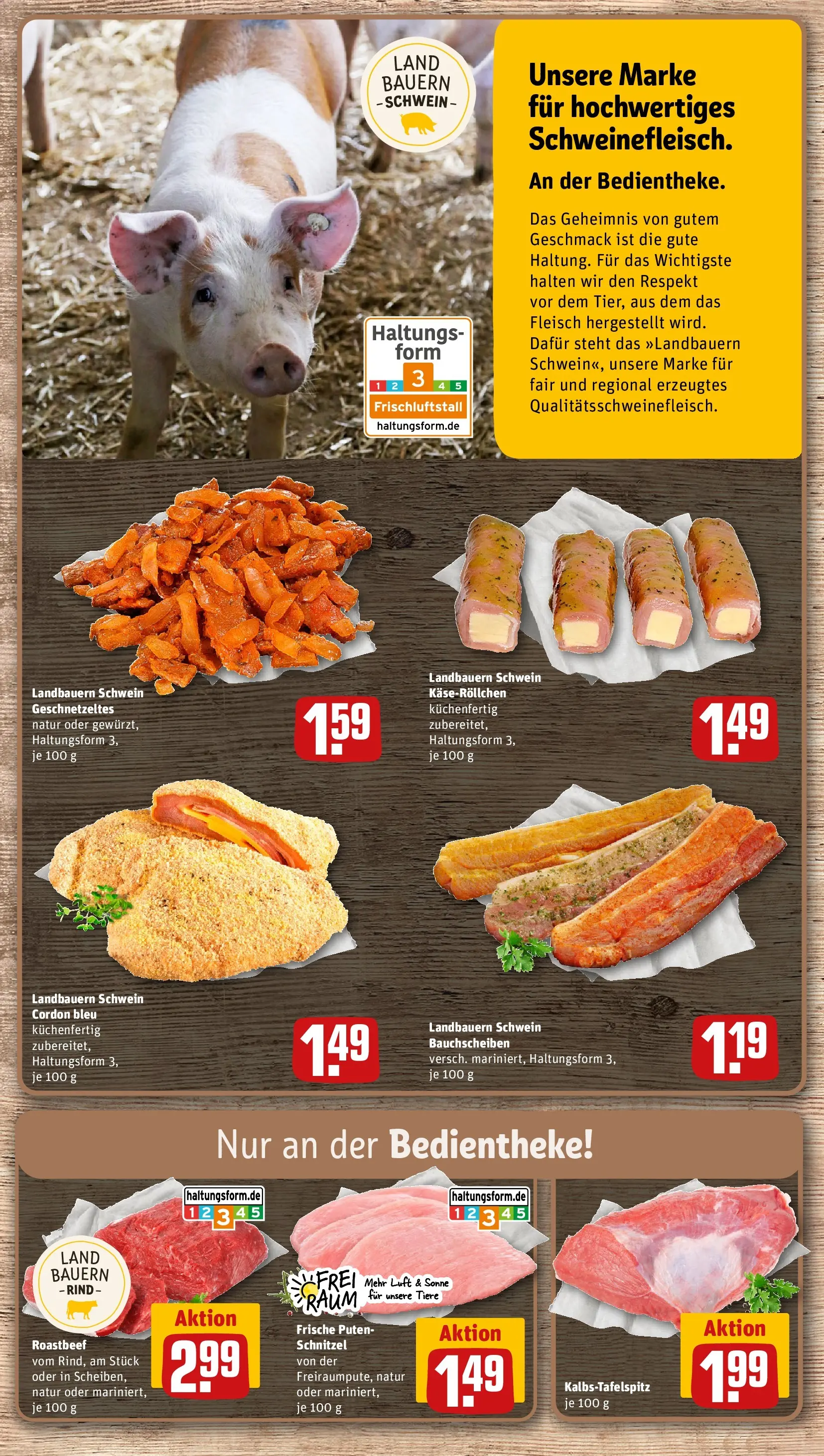 REWE Prospekt ab 14.06.2026 zum Blättern » Angebote | Seite: 12 | Produkte: Top, Schnitzel, Roastbeef, Fleisch