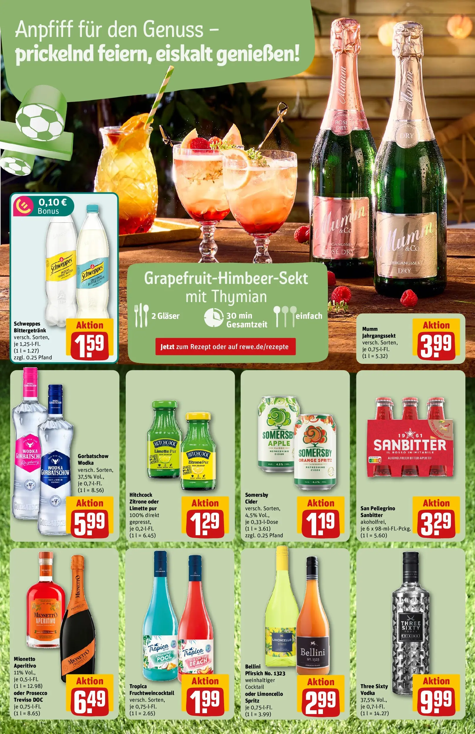 REWE Prospekt ab 14.06.2026 zum Blättern » Angebote | Seite: 6 | Produkte: Apple, Limoncello, Wodka gorbatschow, Vodka