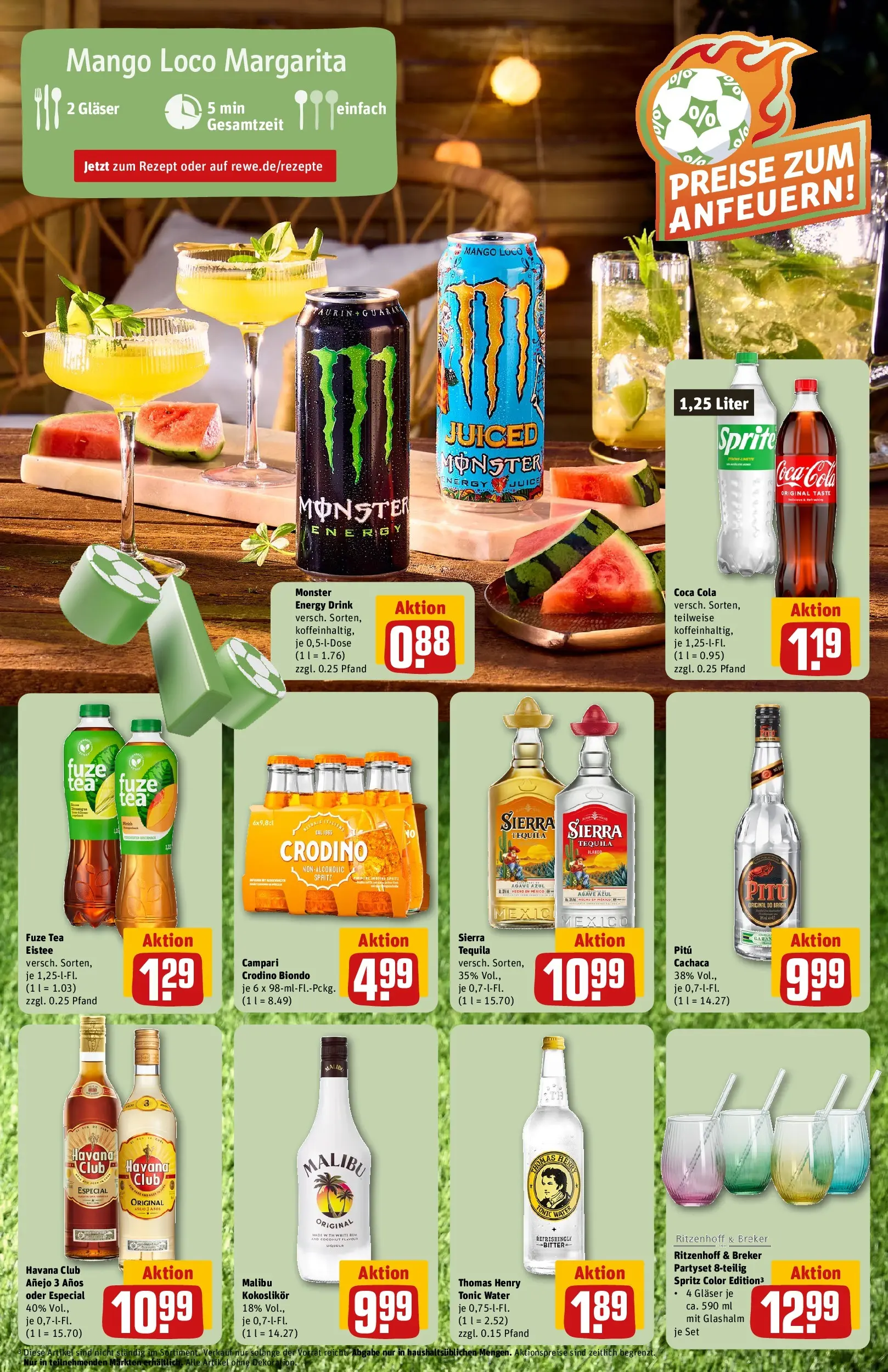 REWE Prospekt ab 14.06.2026 zum Blättern » Angebote | Seite: 7 | Produkte: Havana club, Rum, Monster, Mango