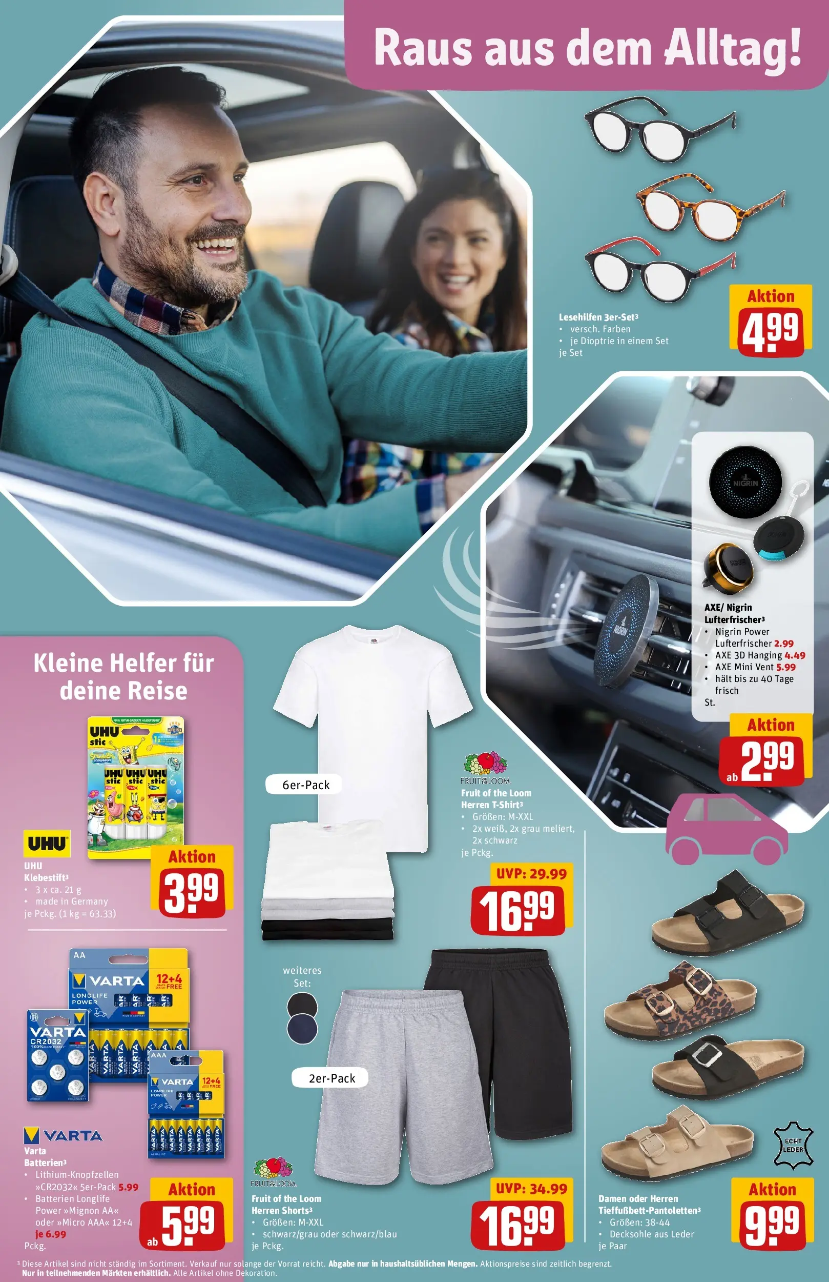 REWE Prospekt ab 14.06.2026 zum Blättern » Angebote | Seite: 30 | Produkte: T-Shirt, Batterien, Axe