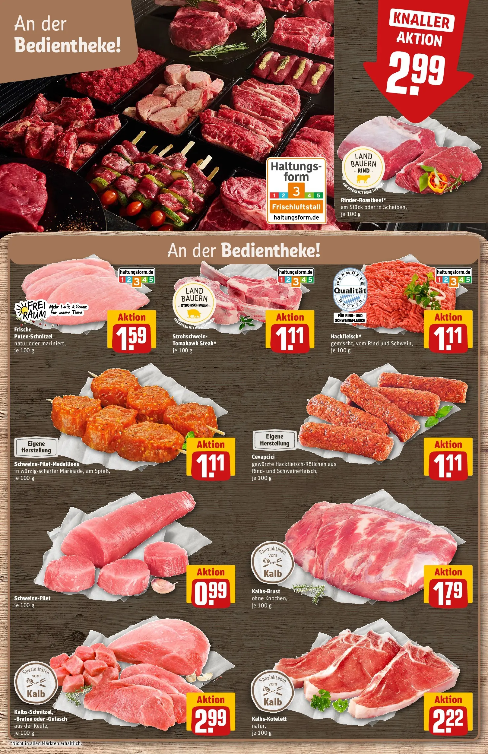 REWE Prospekt ab 14.06.2026 zum Blättern » Angebote | Seite: 10 | Produkte: Cevapcici, Schweinefilet, Gulasch, Schweinefleisch