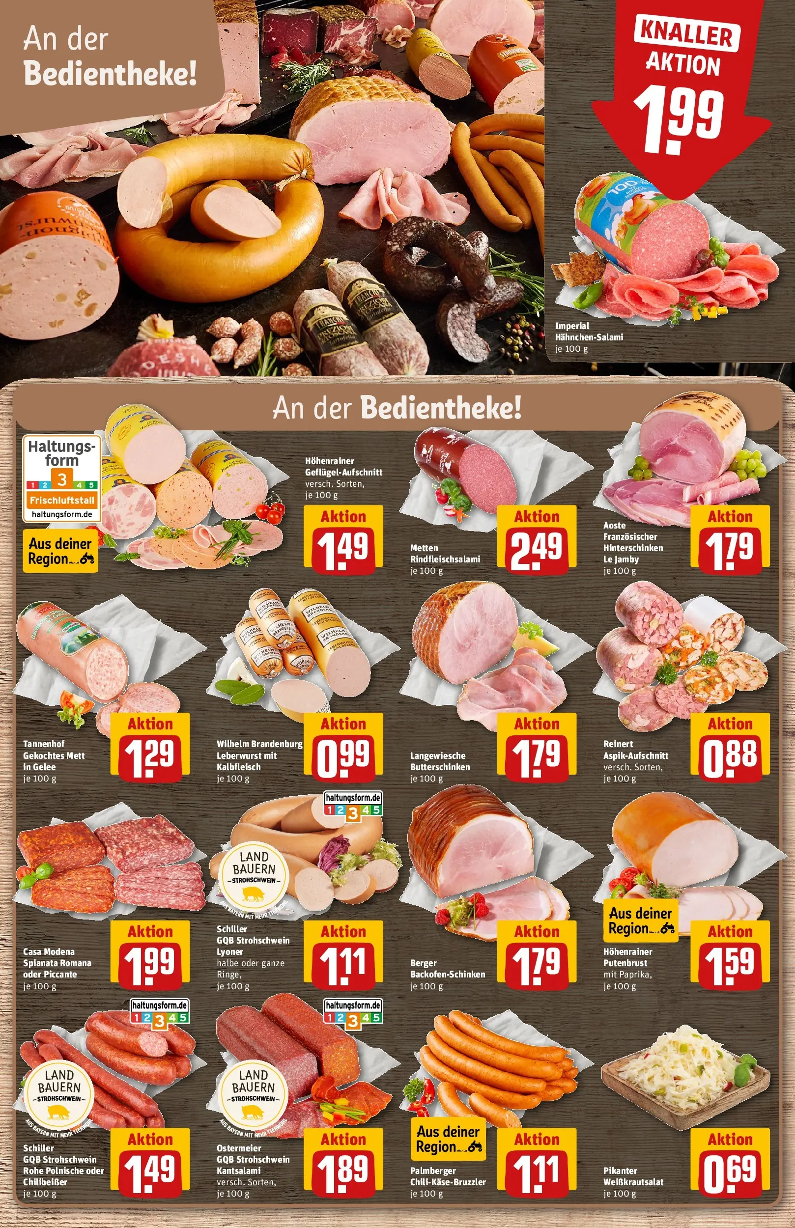 REWE Prospekt ab 14.06.2026 zum Blättern » Angebote | Seite: 12 | Produkte: Paprika, Salami