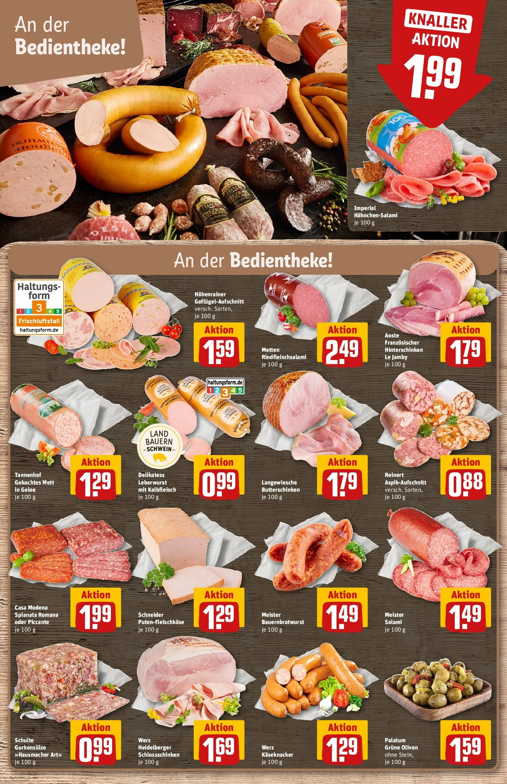 REWE Prospekt ab 14.06.2026 zum Blättern » Angebote | Seite: 12 | Produkte: Butter, Salami