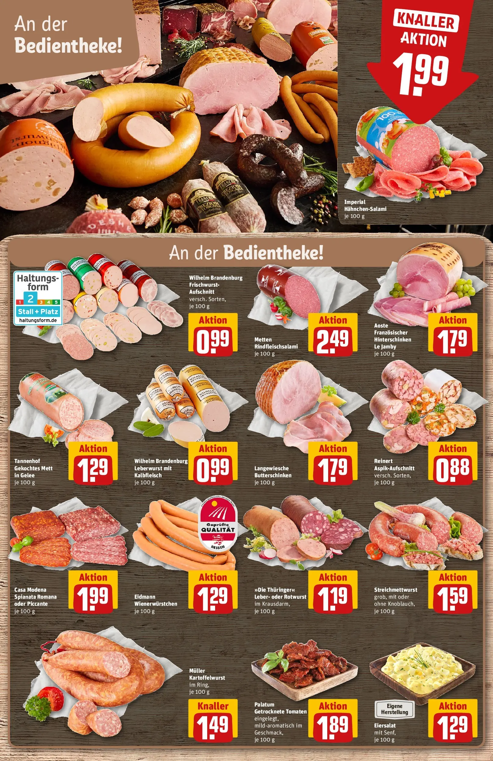 REWE Prospekt ab 14.06.2026 zum Blättern » Angebote | Seite: 12 | Produkte: Tomaten, Salami