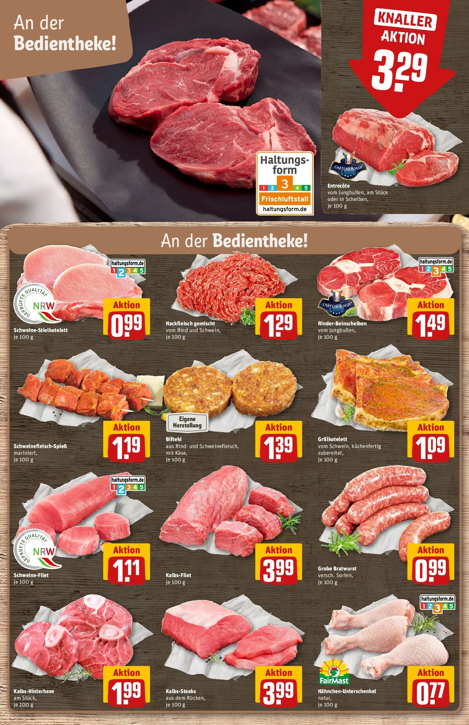 REWE Prospekt ab 14.06.2026 zum Blättern » Angebote | Seite: 10 | Produkte: Grill, Entrecote, Steak, Hackfleisch
