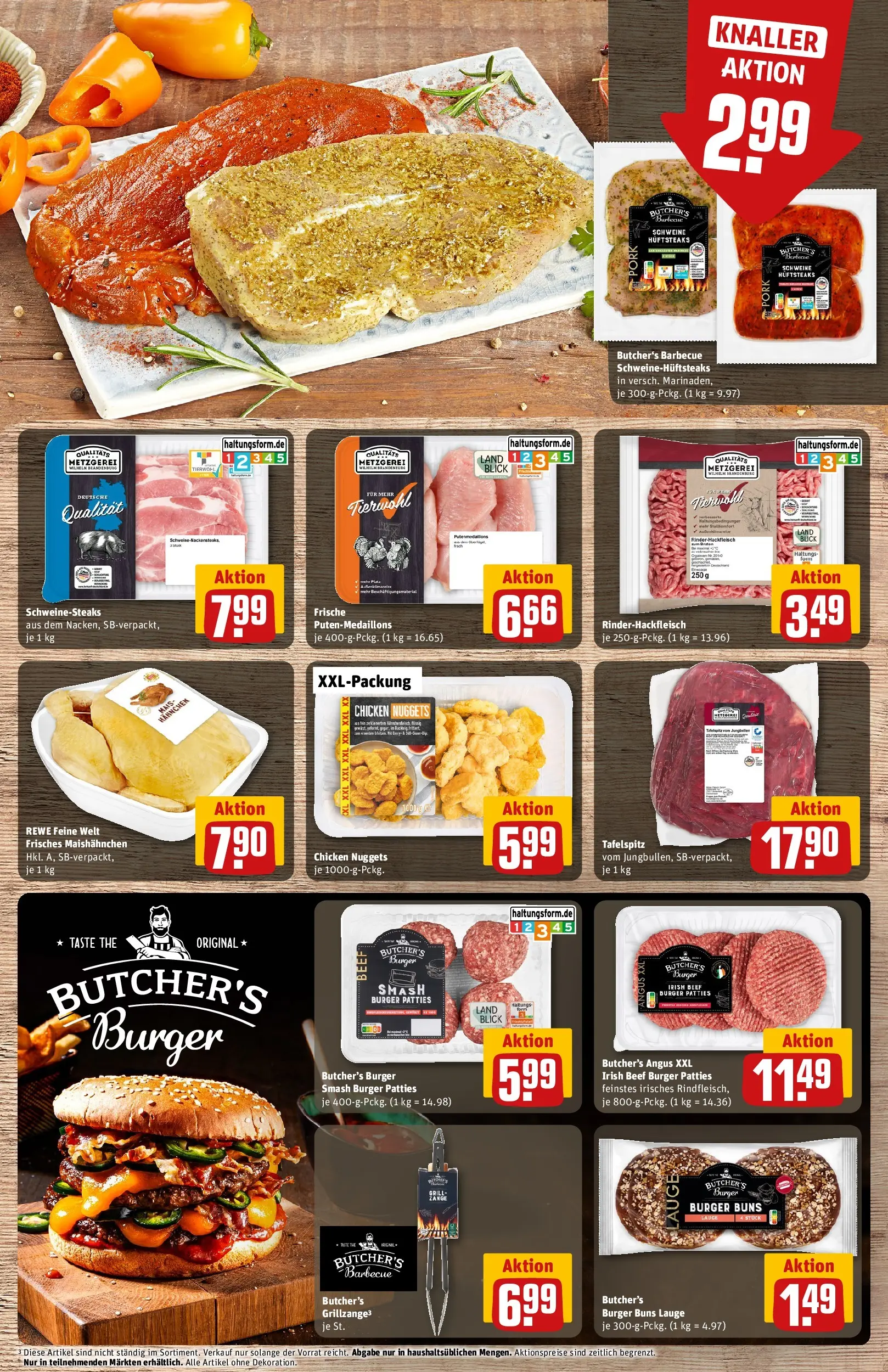REWE Prospekt ab 14.06.2026 zum Blättern » Angebote | Seite: 11 | Produkte: Tafelspitz, Grill, Hahnchen, Hackfleisch