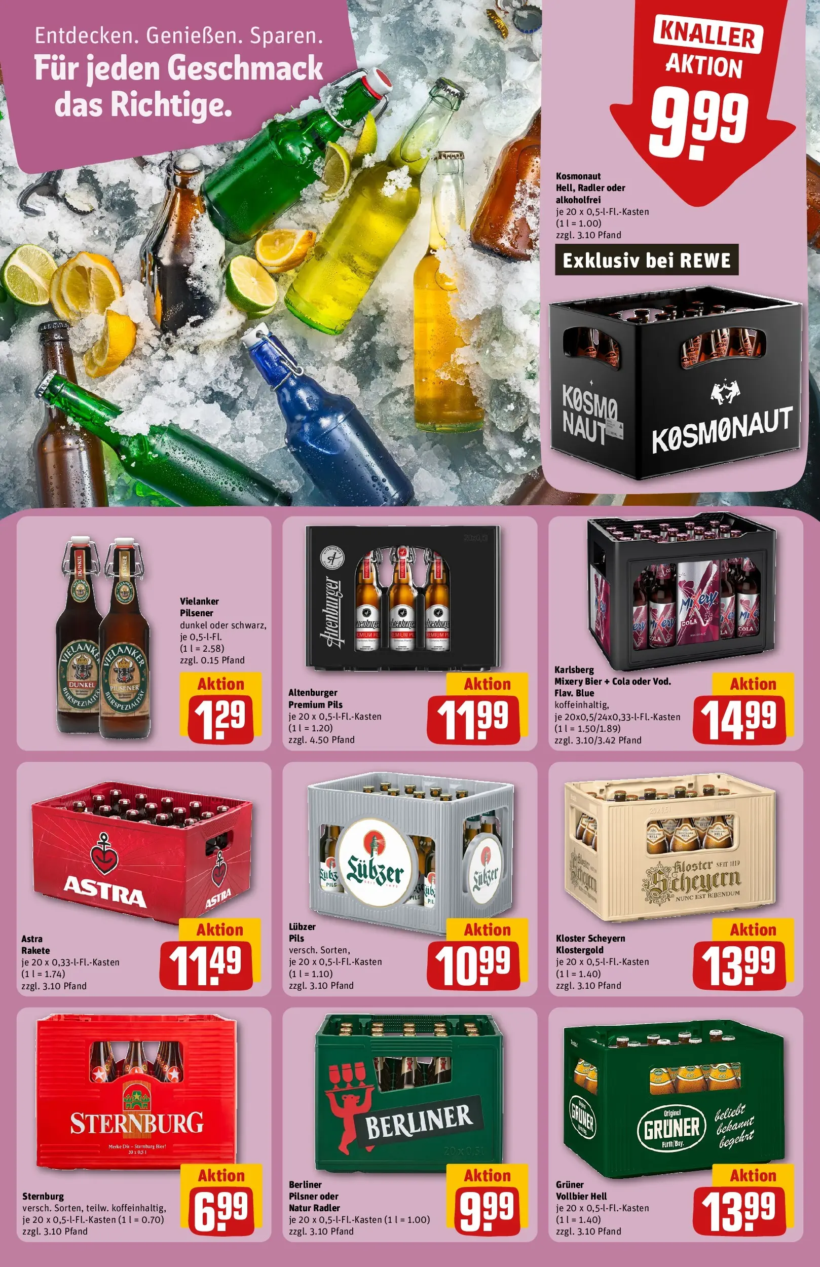 REWE Prospekt ab 14.06.2026 zum Blättern » Angebote | Seite: 21 | Produkte: Berliner, Cola, Mixery, Lubzer