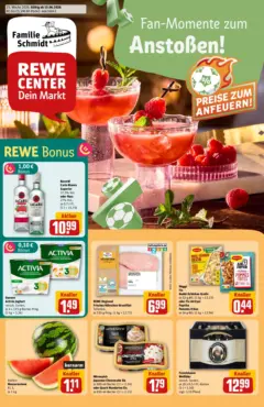 Rewe Prospekt Ingolstadt ab 14.06.2026 gültig | Seite: 15 | Produkte: Mozzarella, Salakis, Sahne, Schafskase