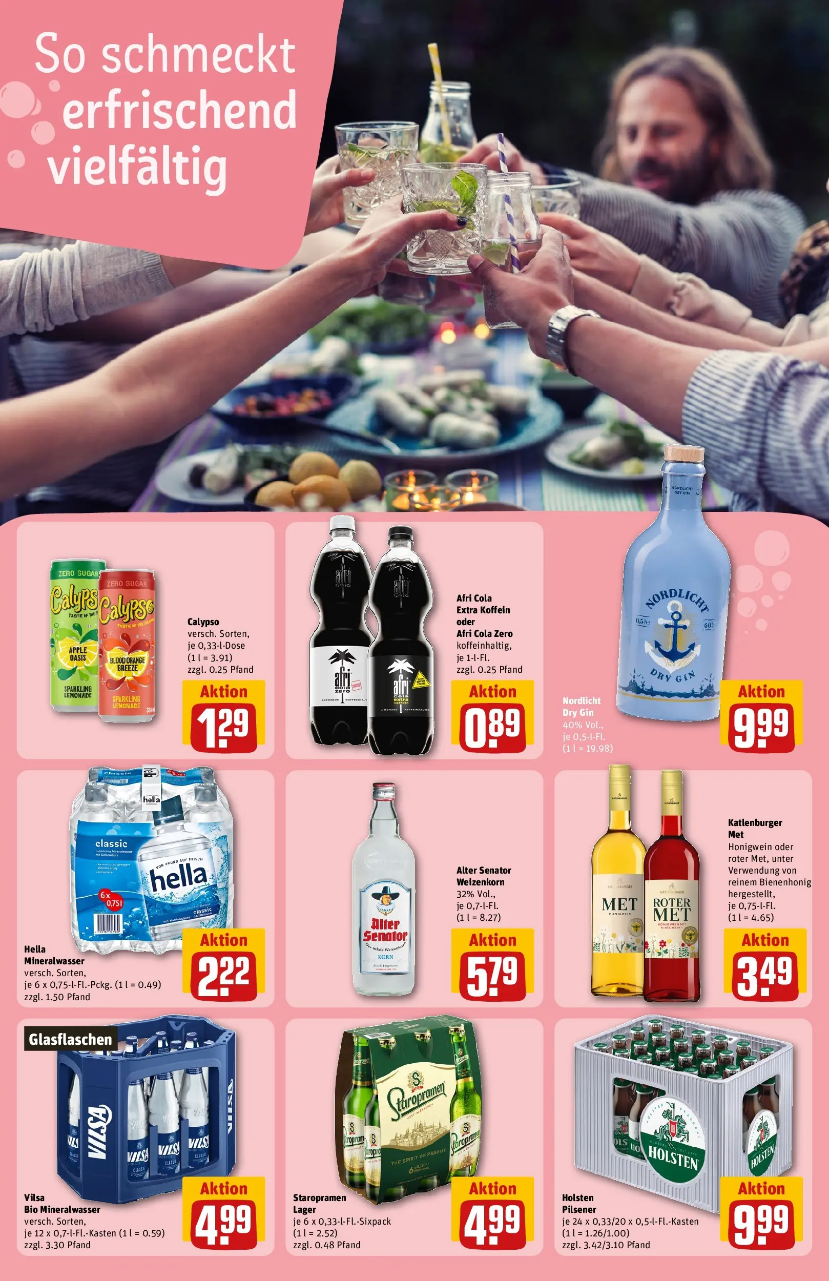 REWE Prospekt ab 14.06.2026 zum Blättern » Angebote | Seite: 19 | Produkte: Cola, Holsten, Apple, Gin