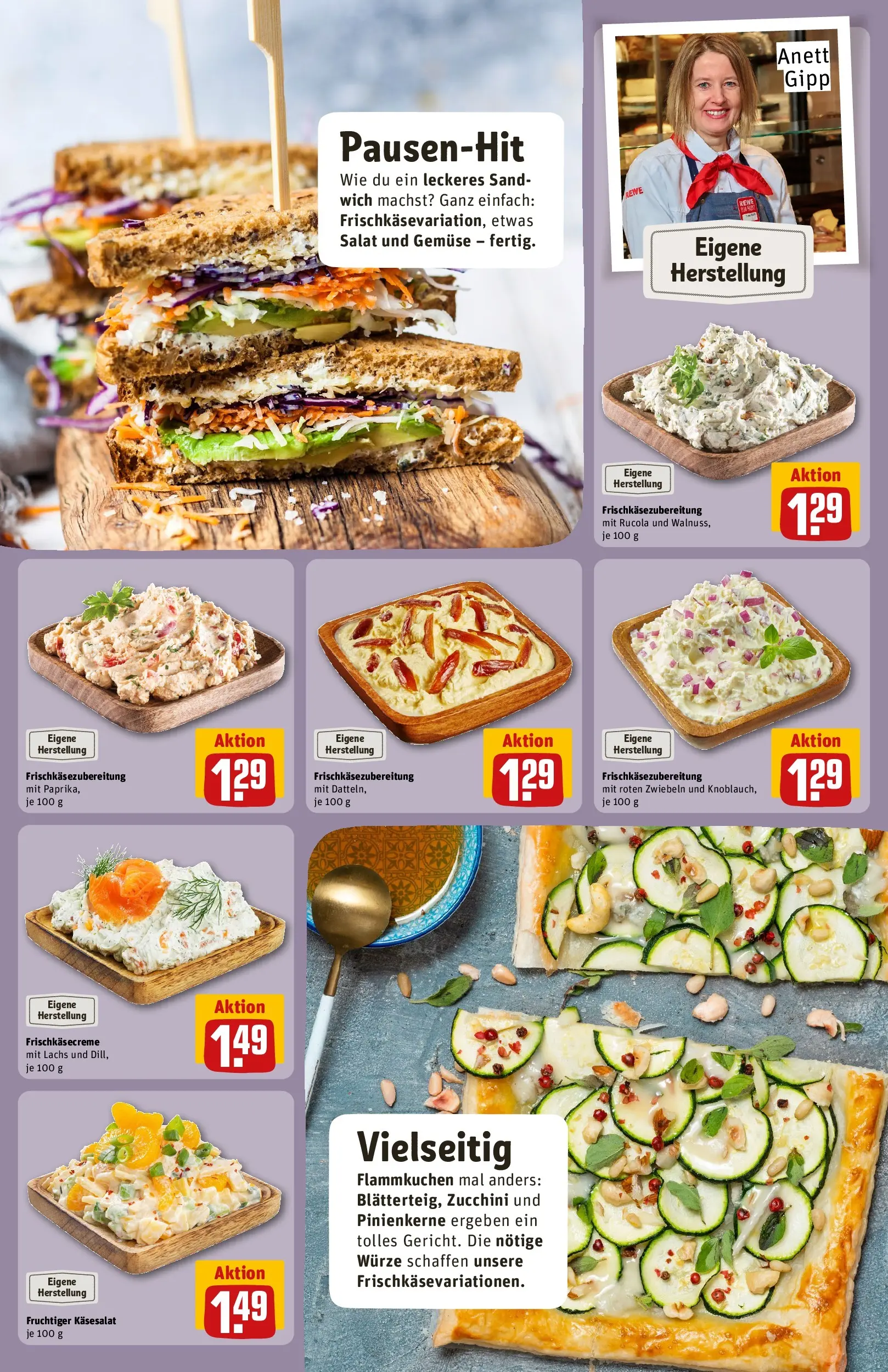 REWE Prospekt ab 14.06.2026 zum Blättern » Angebote | Seite: 15 | Produkte: Rucola, Paprika, Knoblauch, Zucchini