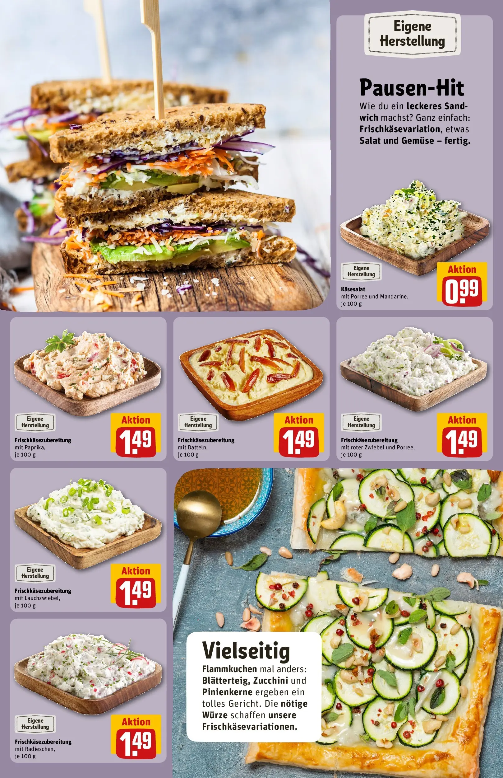 REWE Prospekt ab 14.06.2026 zum Blättern » Angebote | Seite: 15 | Produkte: Gemüse, Zucchini, Salat