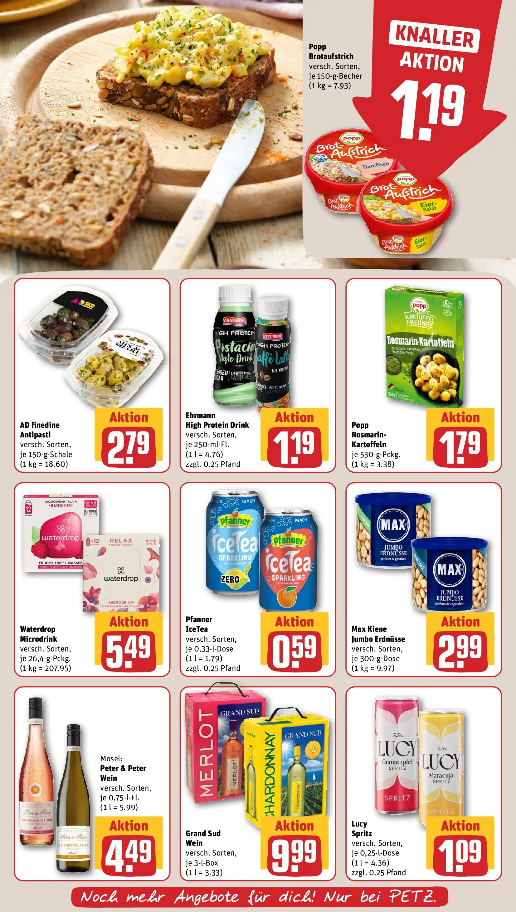 REWE Prospekt ab 14.06.2026 zum Blättern » Angebote | Seite: 15 | Produkte: Granatapfel, Thunfisch, Kartoffeln, Salat