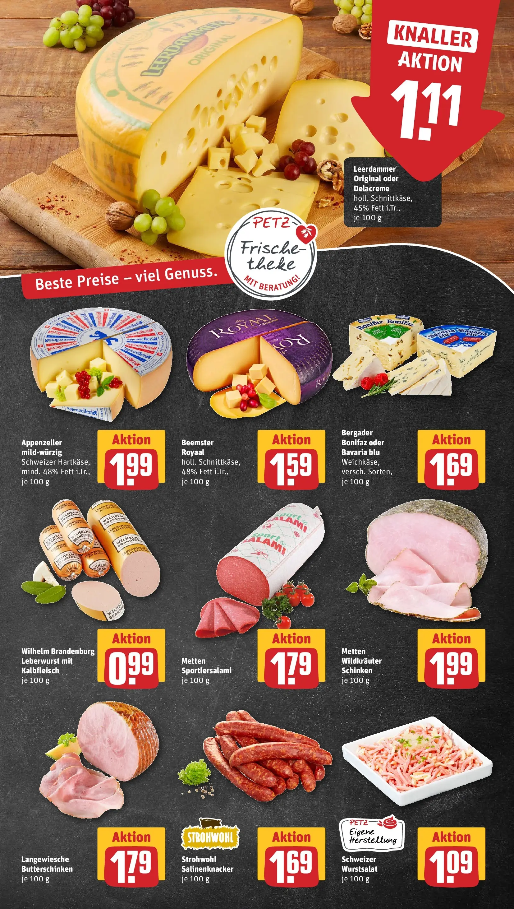 REWE Prospekt ab 14.06.2026 zum Blättern » Angebote | Seite: 17 | Produkte: Theke, Leerdammer, Salami, Schinken
