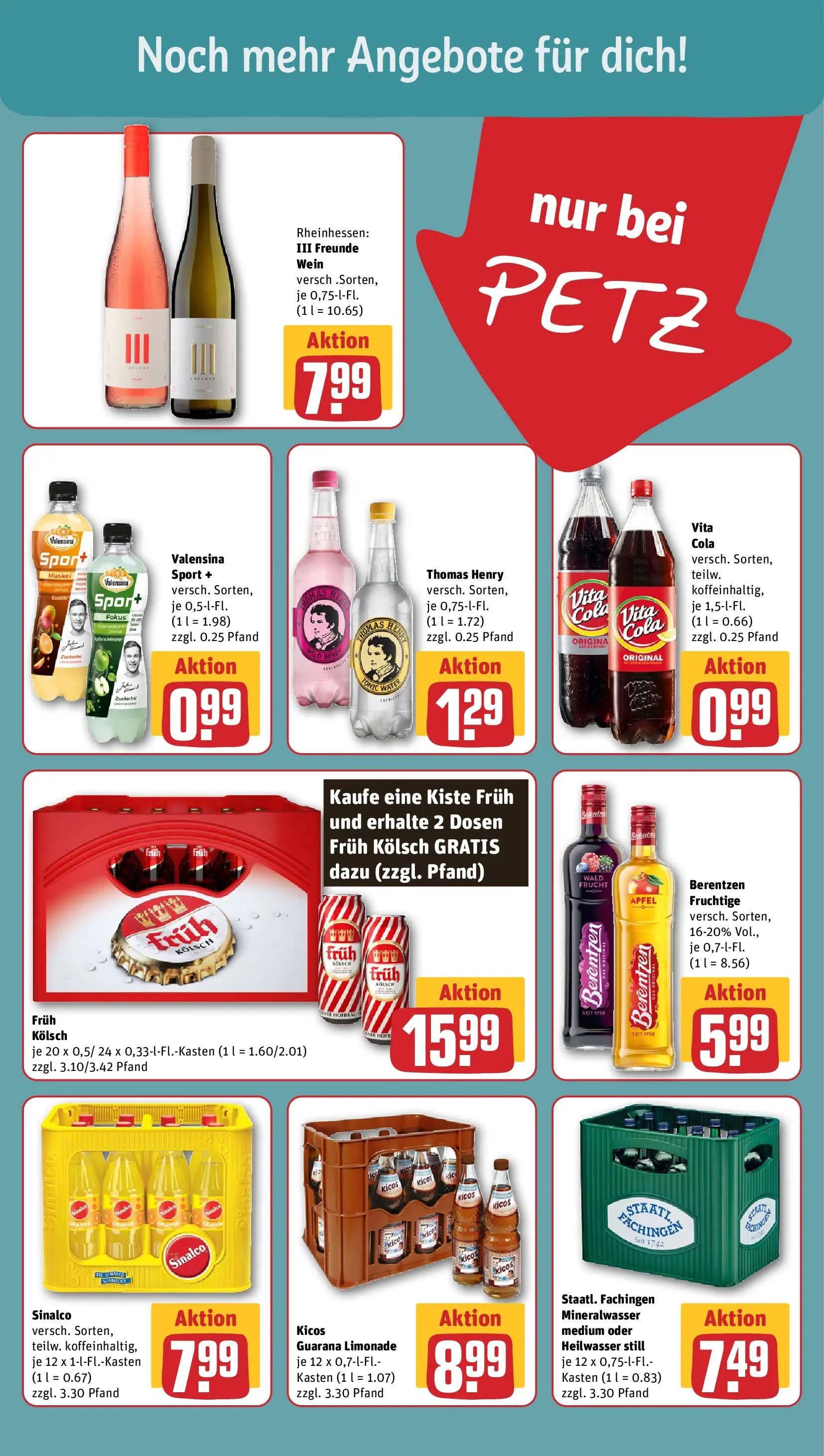 REWE Prospekt ab 14.06.2026 zum Blättern » Angebote | Seite: 23 | Produkte: Äpfel, Limonade, Valensina, Vita cola