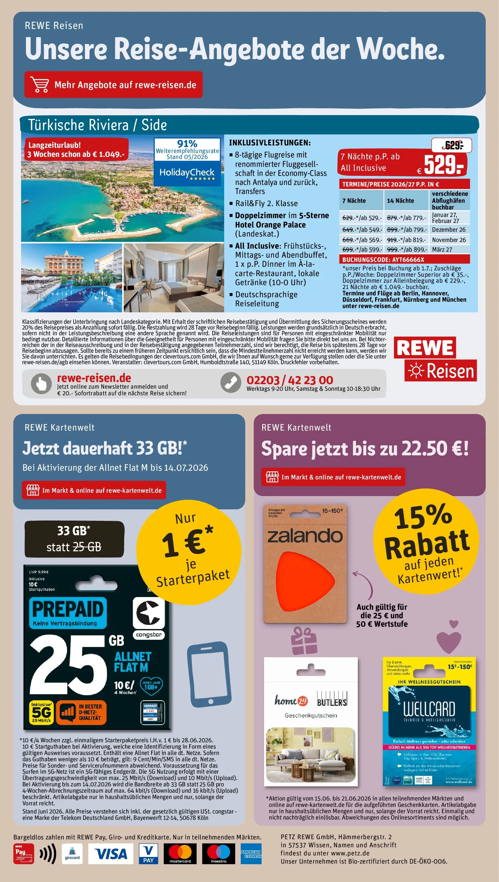 REWE Prospekt ab 14.06.2026 zum Blättern » Angebote | Seite: 32 | Produkte: Uhr