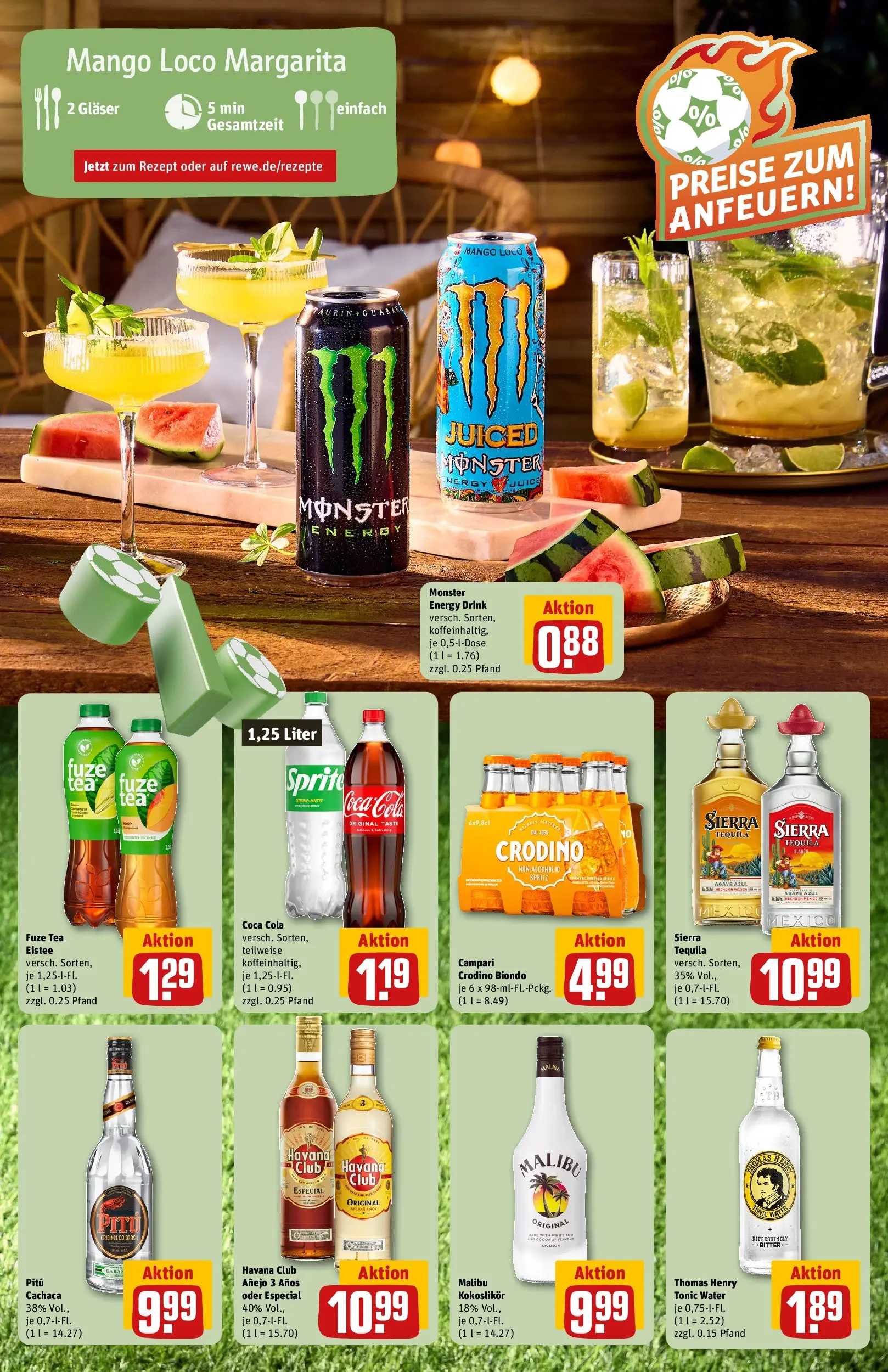 REWE Prospekt ab 14.06.2026 zum Blättern » Angebote | Seite: 7 | Produkte: Coca cola, Cola, Campari, Mango