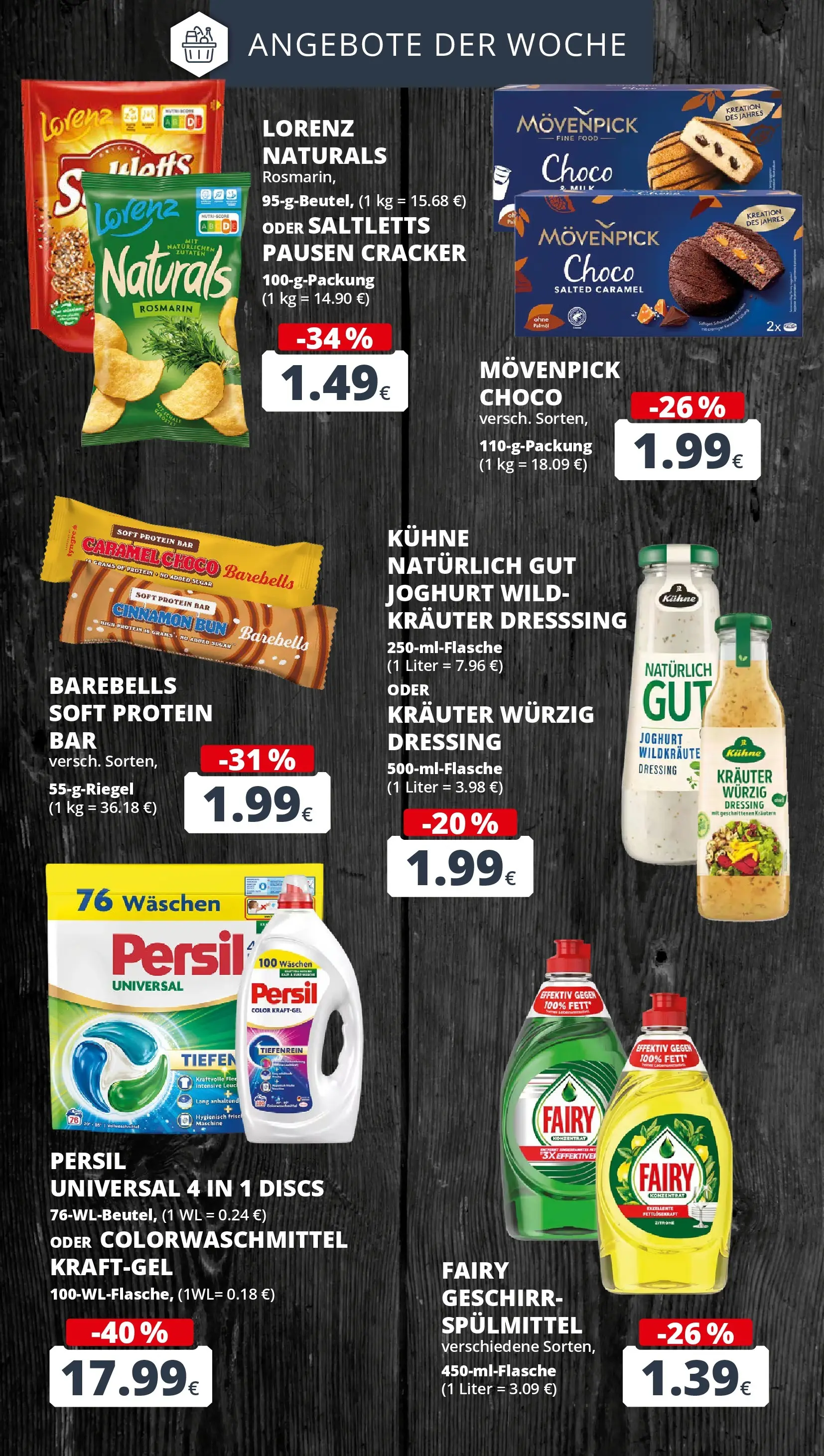 REWE Prospekt ab 14.06.2026 zum Blättern » Angebote | Seite: 5 | Produkte: Dressing, Zitrone, Chips, Persil