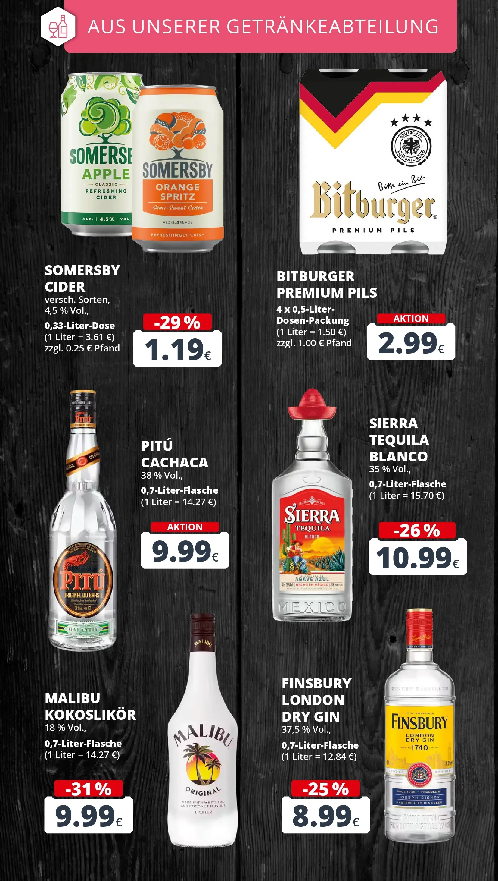 REWE Prospekt ab 14.06.2026 zum Blättern » Angebote | Seite: 19 | Produkte: Rum, Pils, Apple, Gin