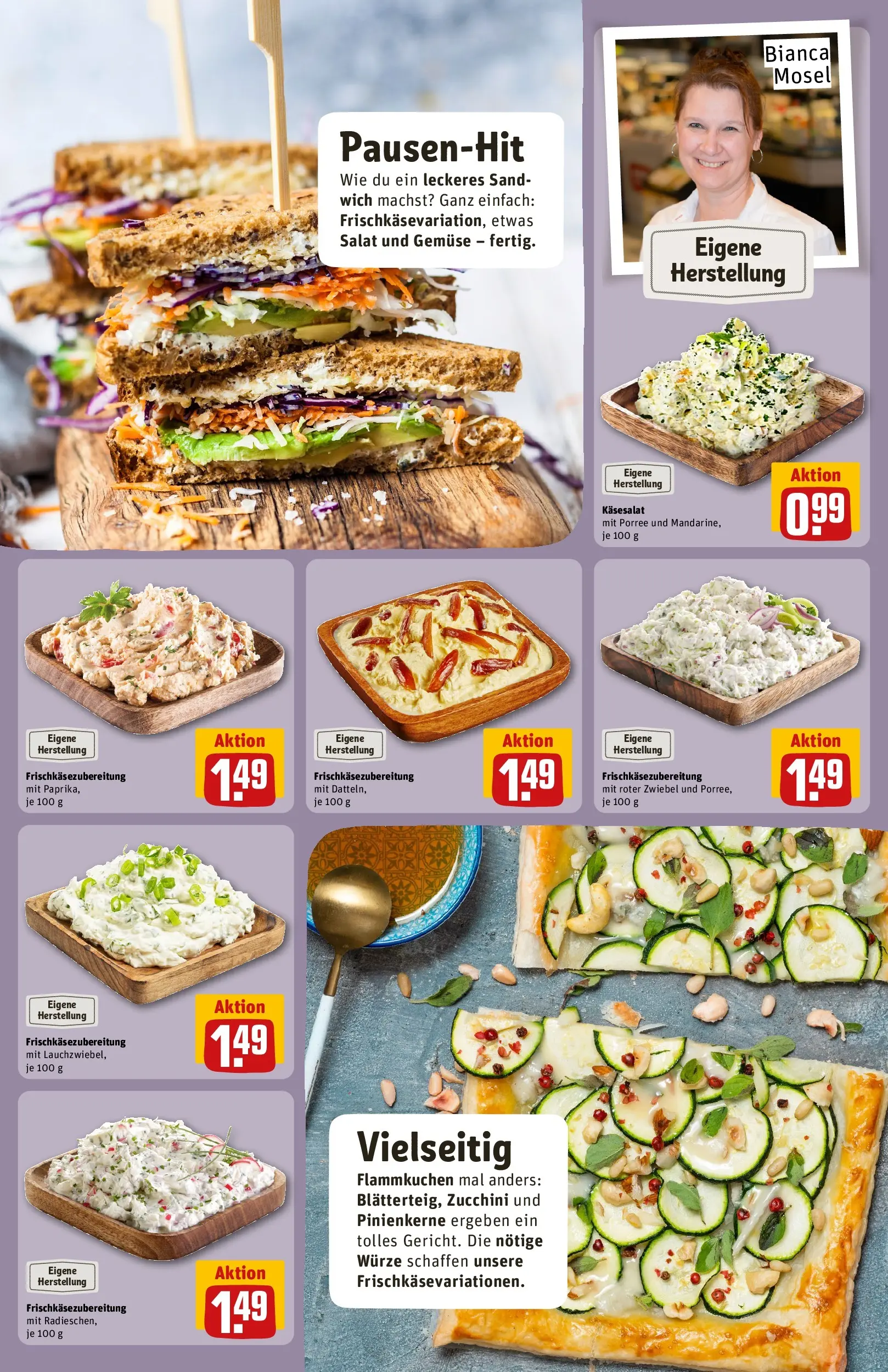 REWE Prospekt ab 14.06.2026 zum Blättern » Angebote | Seite: 15 | Produkte: Gemüse, Zucchini, Salat