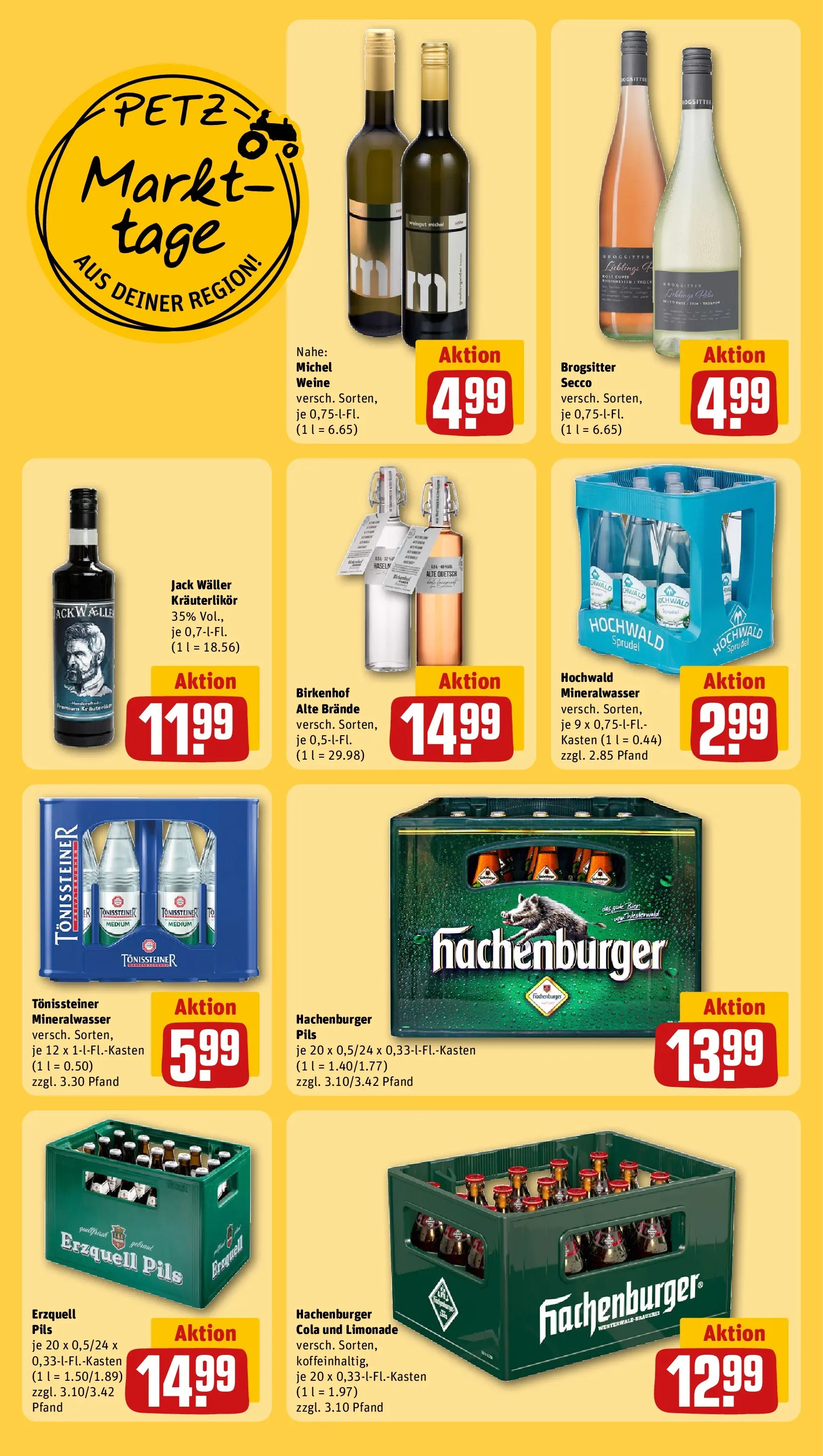 REWE Prospekt ab 14.06.2026 zum Blättern » Angebote | Seite: 3 | Produkte: Cola, Bier, Pils, Mineralwasser