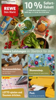 Rewe Prospekt Flensburg ab 14.06.2026 gültig | Seite: 1