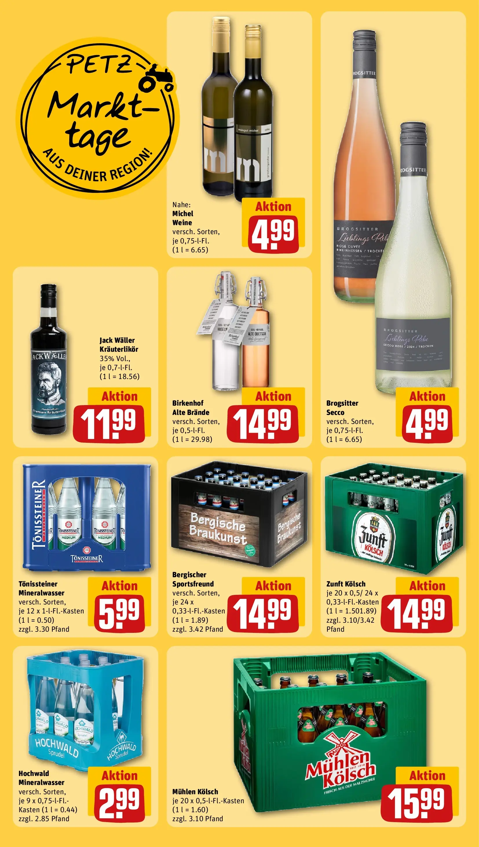 REWE Prospekt ab 14.06.2026 zum Blättern » Angebote | Seite: 3 | Produkte: Mineralwasser