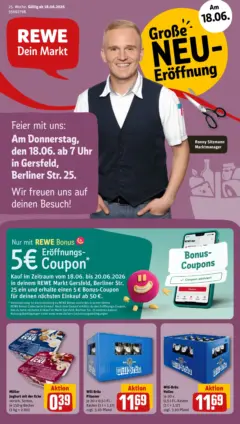 Rewe Prospekt Gersfeld ab 14.06.2026 gültig | Seite: 14 | Produkte: Avocado, Champignons, Kiwi, Frischkase
