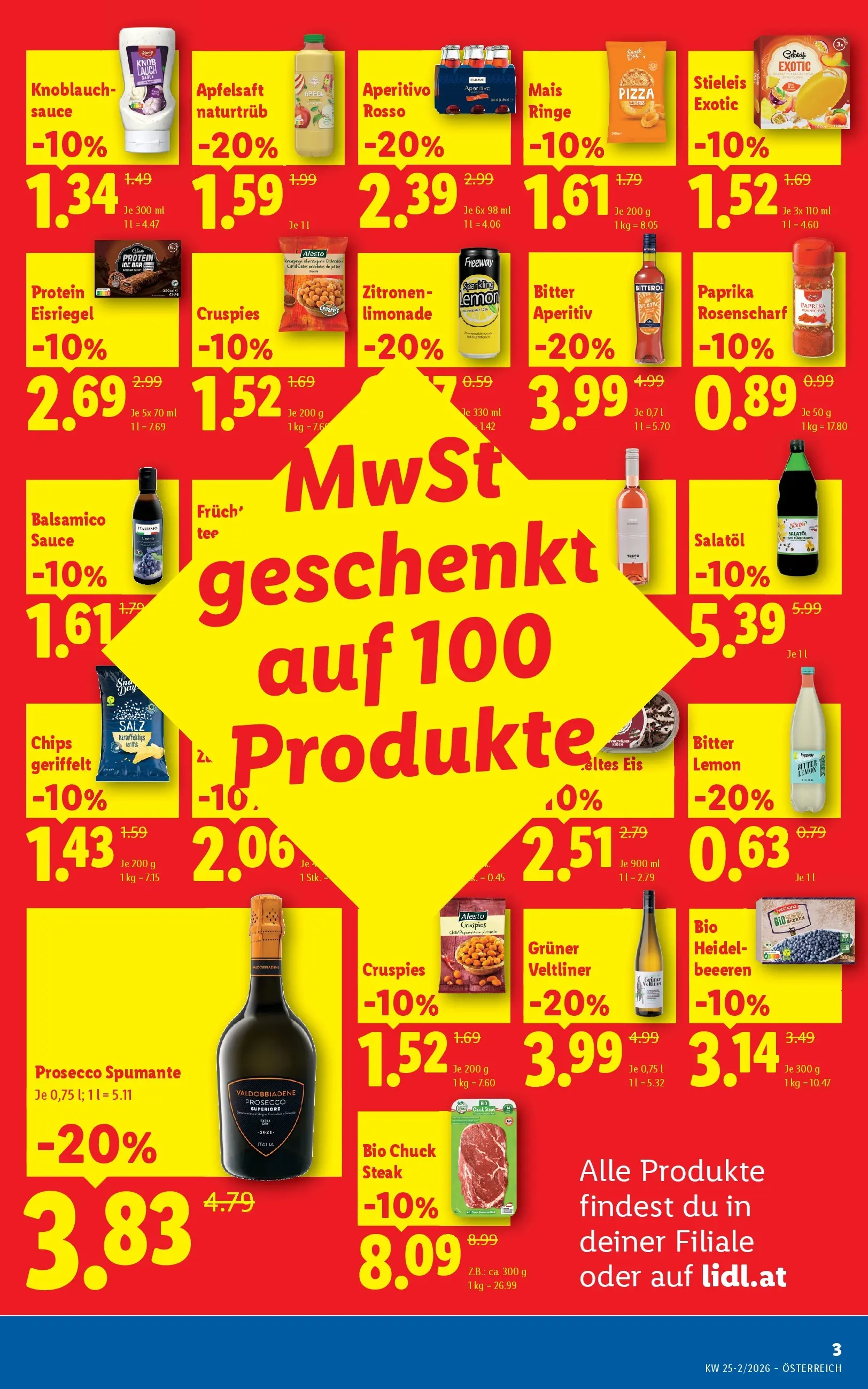Lidl - Lidl ab 17.06.2026 - Angebote ab donnerstag | Seite: 3 | Produkte: Chips, Eis, Knoblauch, Planche de surf